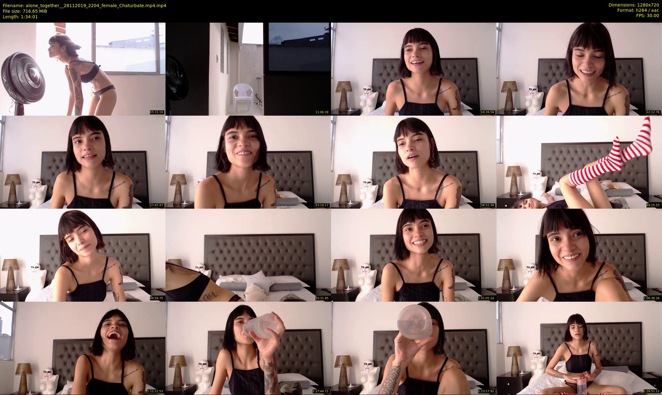 alone_together_ — 95 minute Chaturbate female cam show recording, 720p, Nov 28, 2019