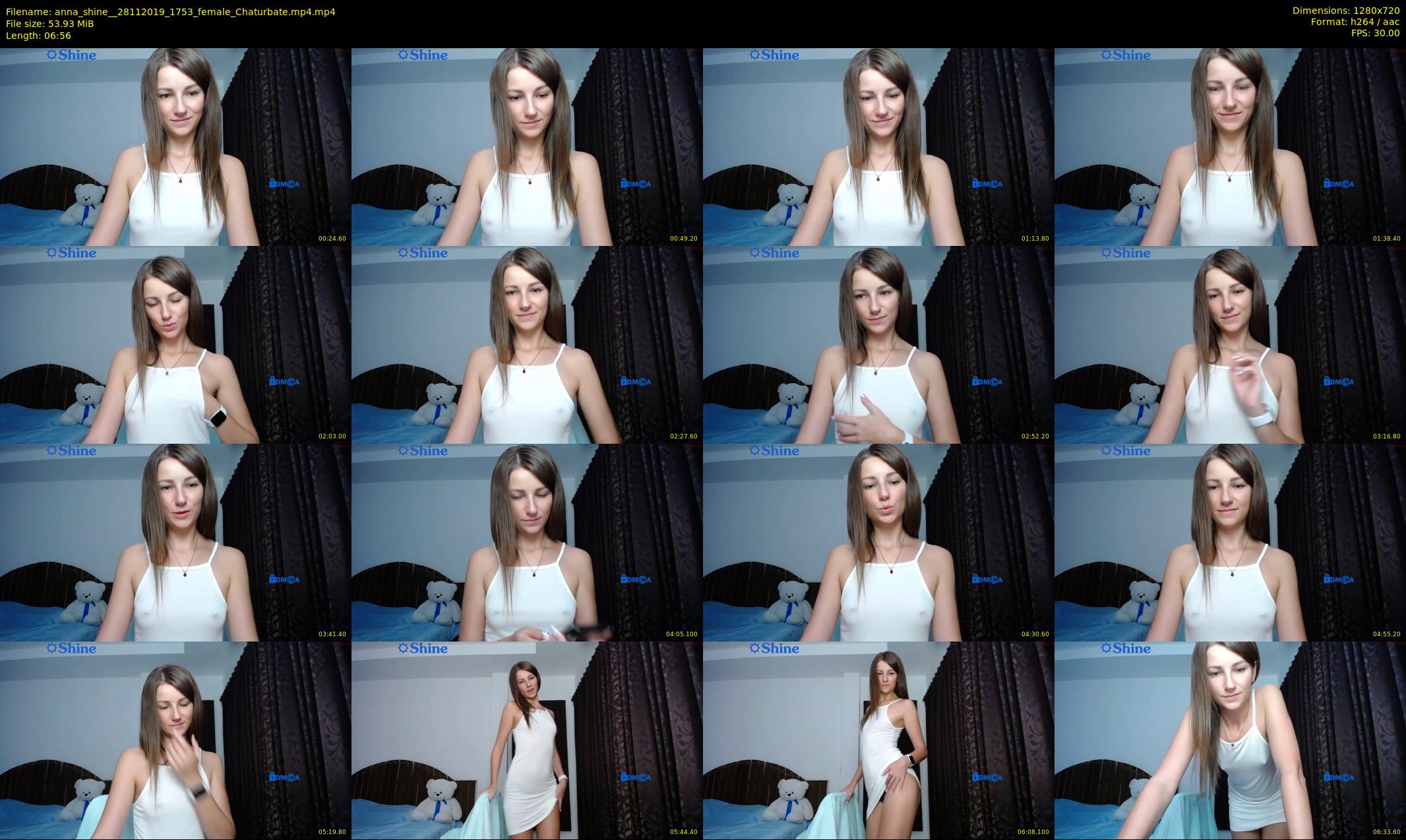 anna_shine_ — 7 minute Chaturbate female cam show recording, 720p, Nov 28, 2019