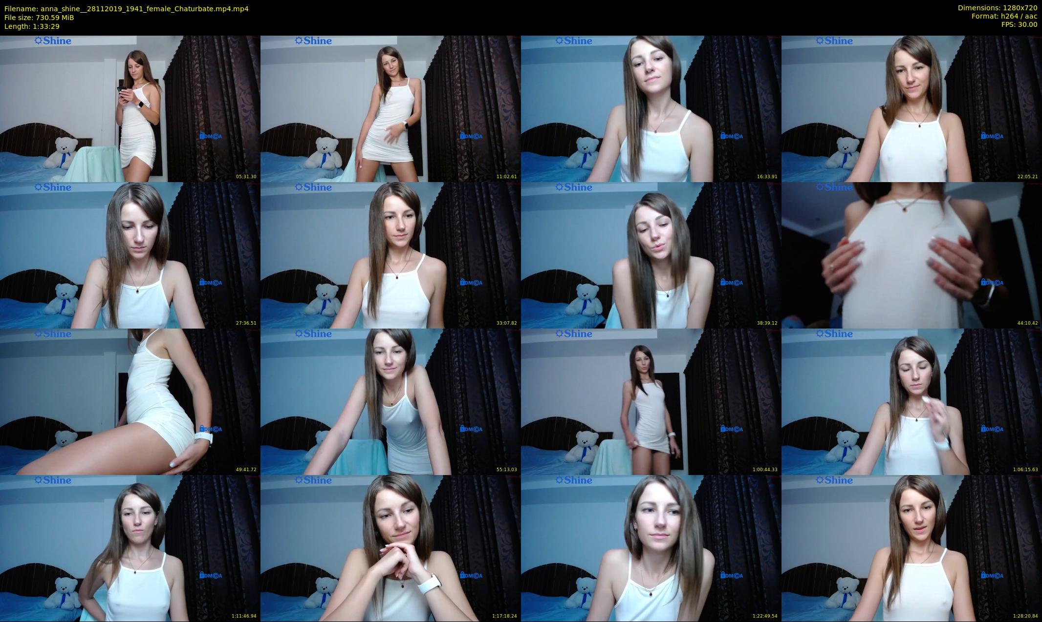 anna_shine_ — 94 minute Chaturbate female cam show recording, 720p, Nov 28, 2019