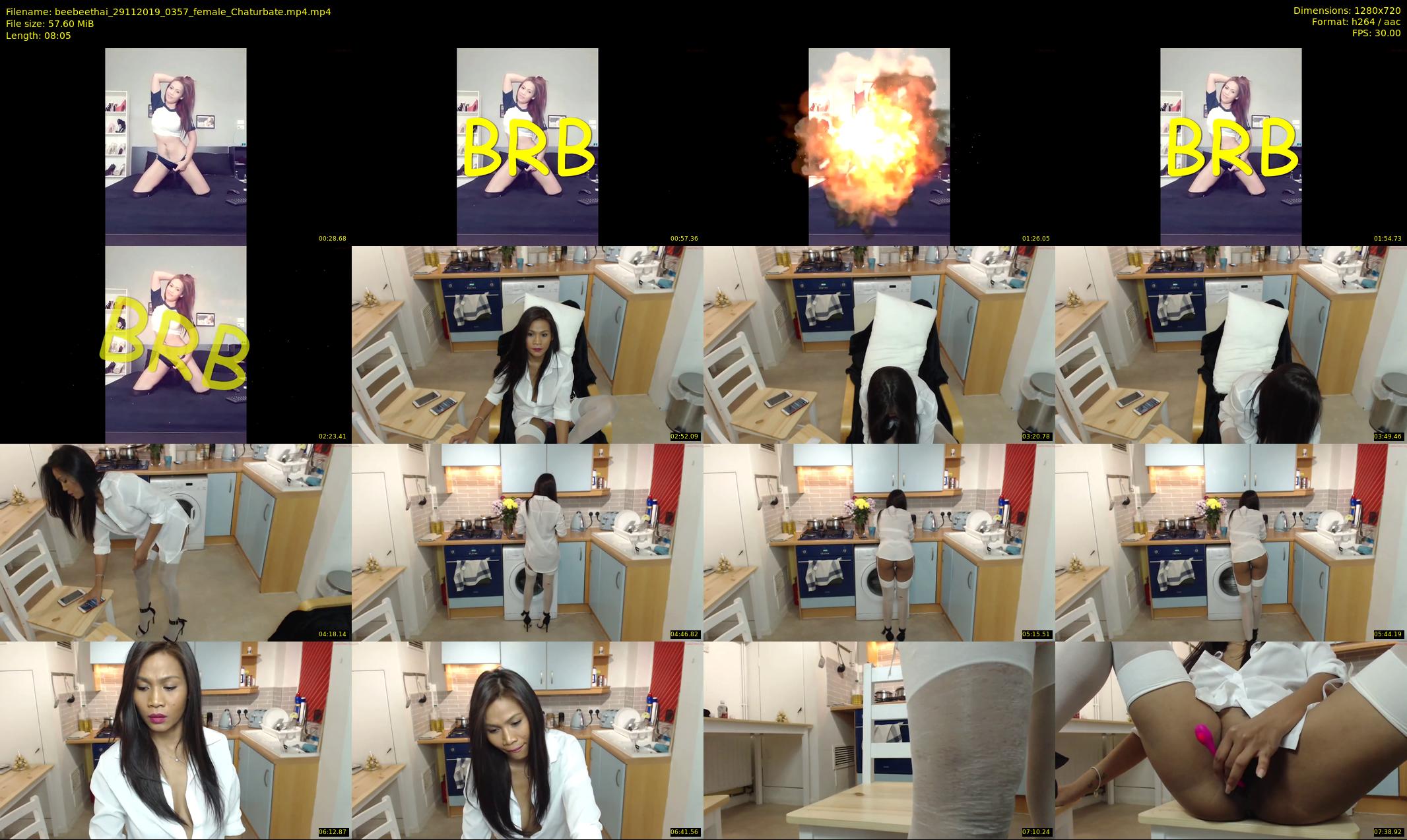 beebeethai — 9 minute Chaturbate female cam show recording, 720p, Nov 29, 2019