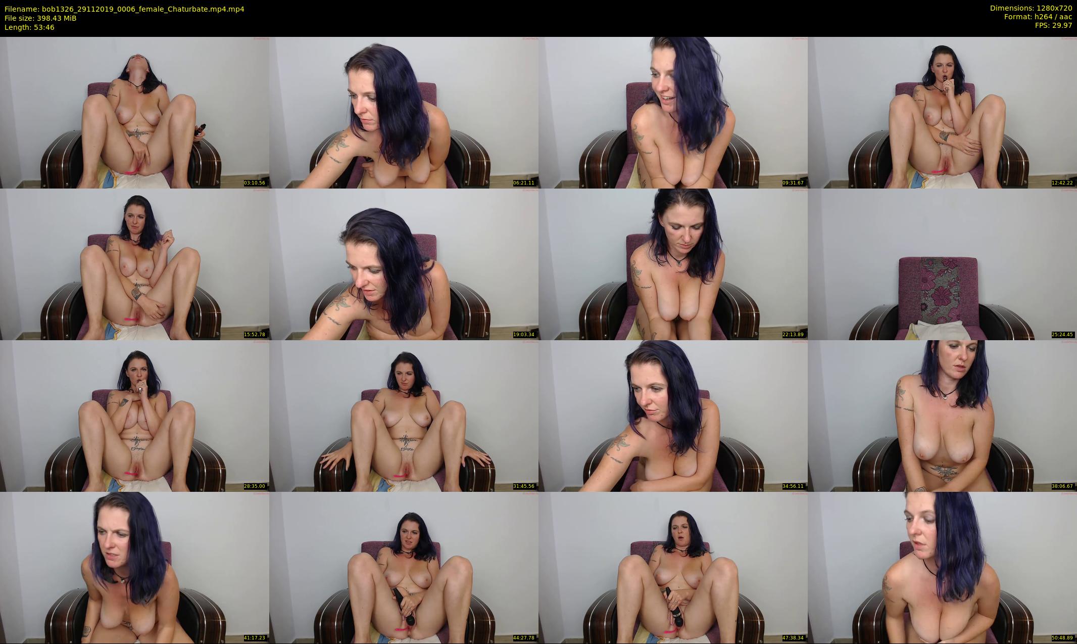 bob1326 — 54 minute Chaturbate female cam show recording, 720p, Nov 29, 2019