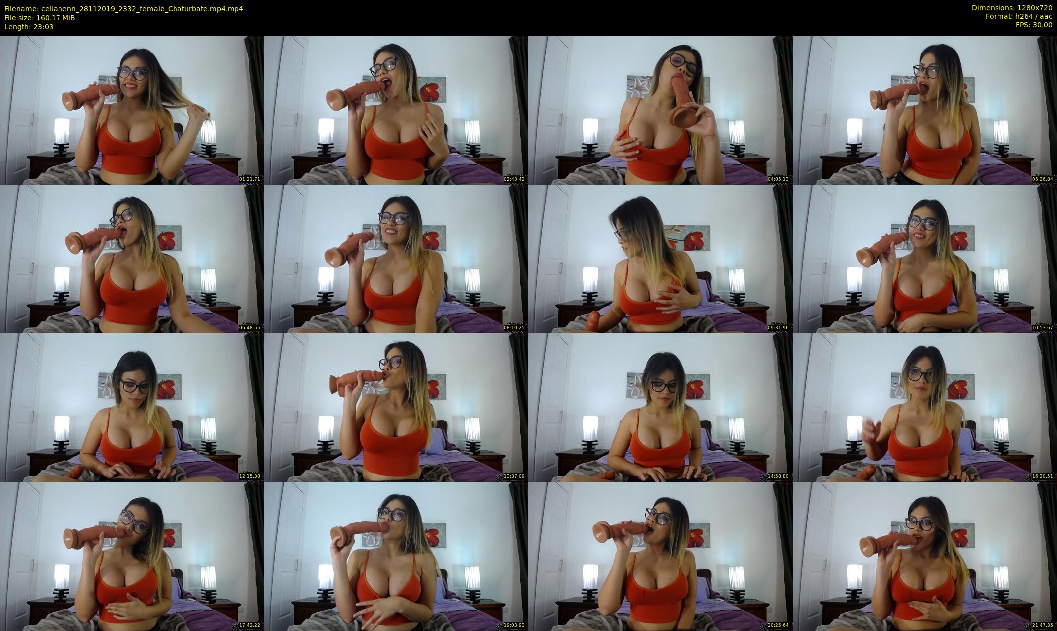 celiahenn — 24 minute Chaturbate female cam show recording, 720p, Nov 28, 2019