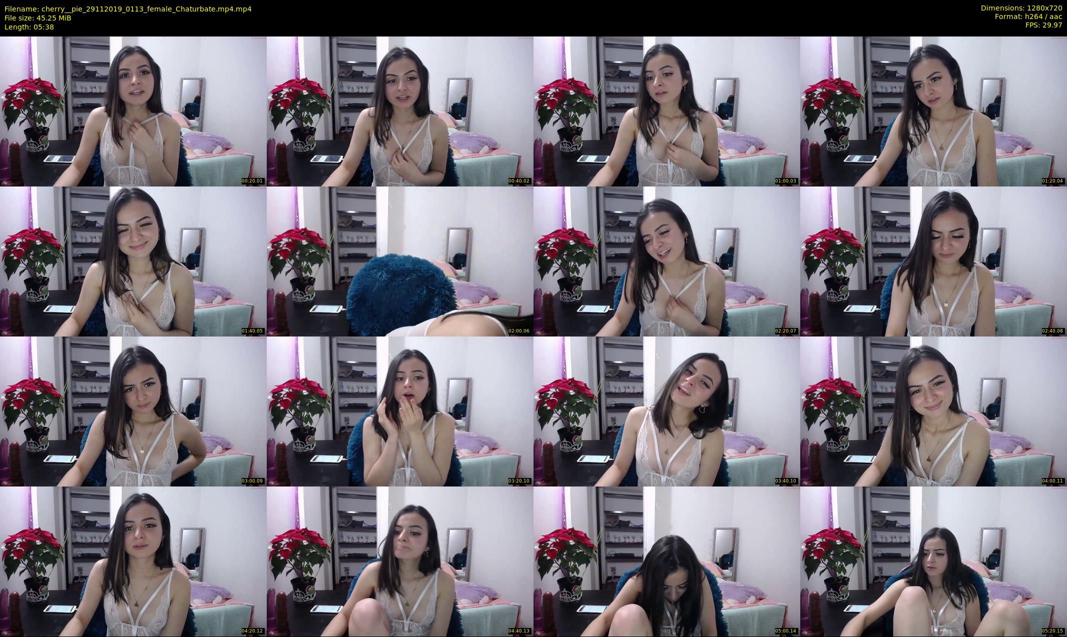 cherry__pie — 6 minute Chaturbate female cam show recording, 720p, Nov 29, 2019