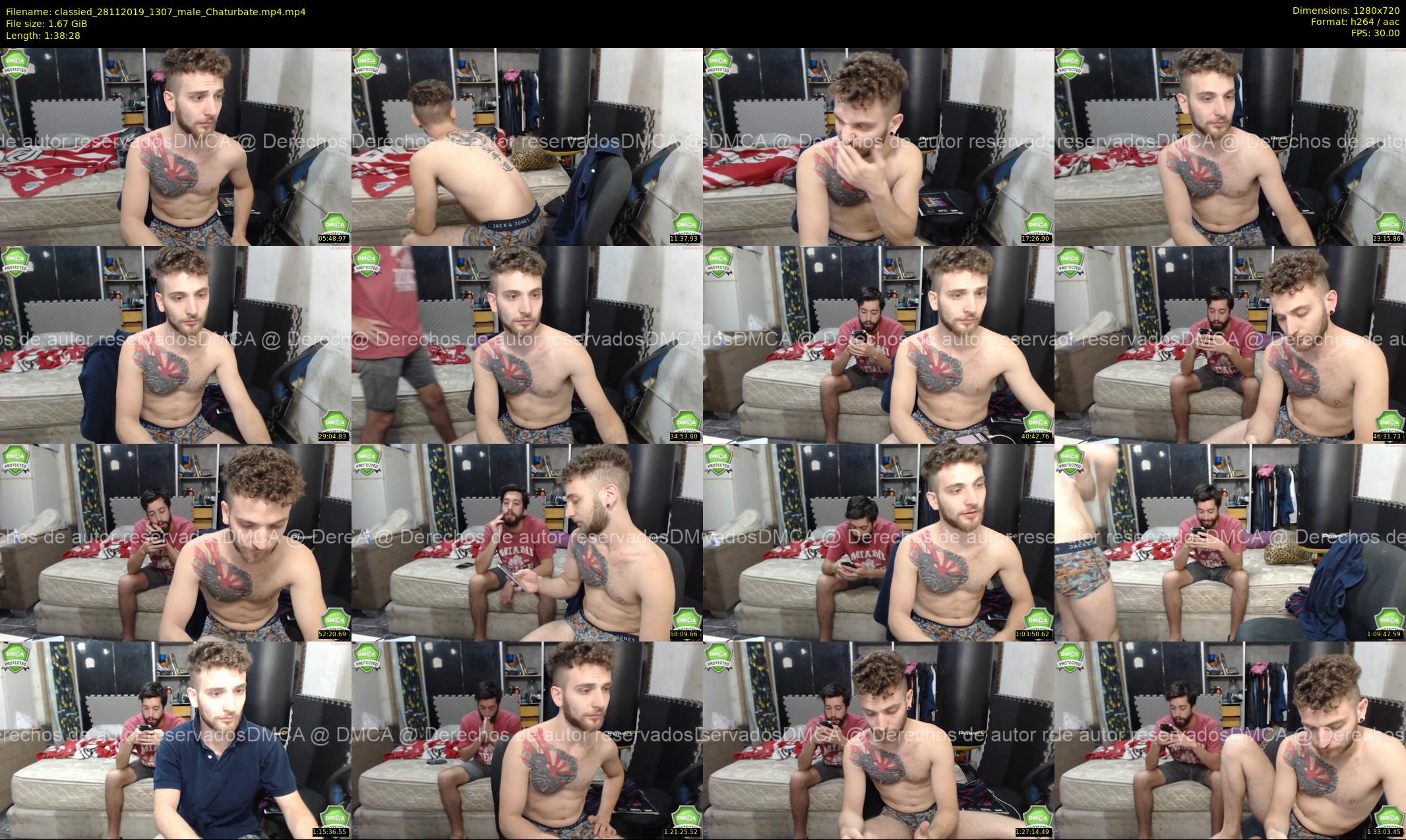 classied — 99 minute Chaturbate male cam show recording, 720p, Nov 28, 2019