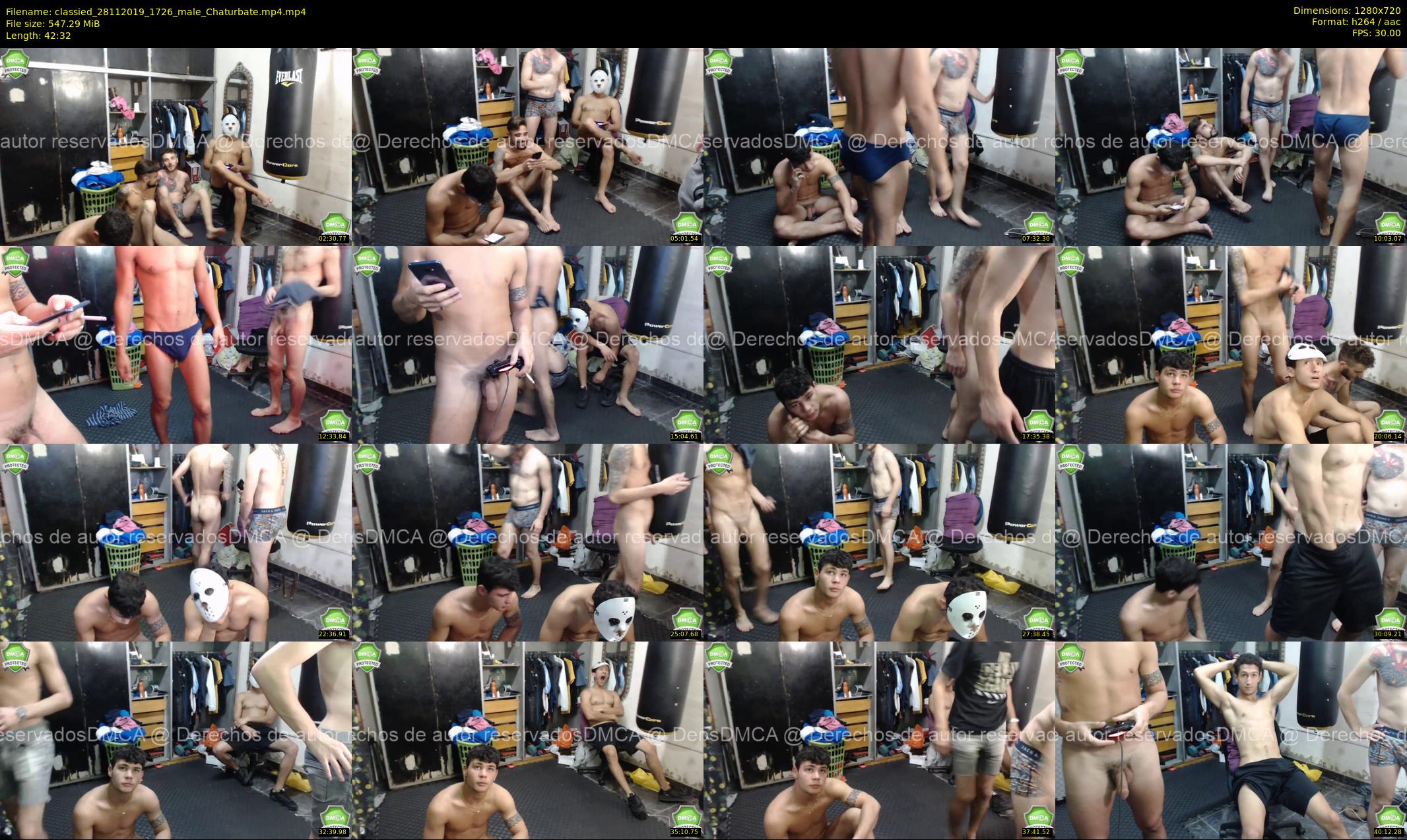 classied — 43 minute Chaturbate male cam show recording, 720p, Nov 28, 2019