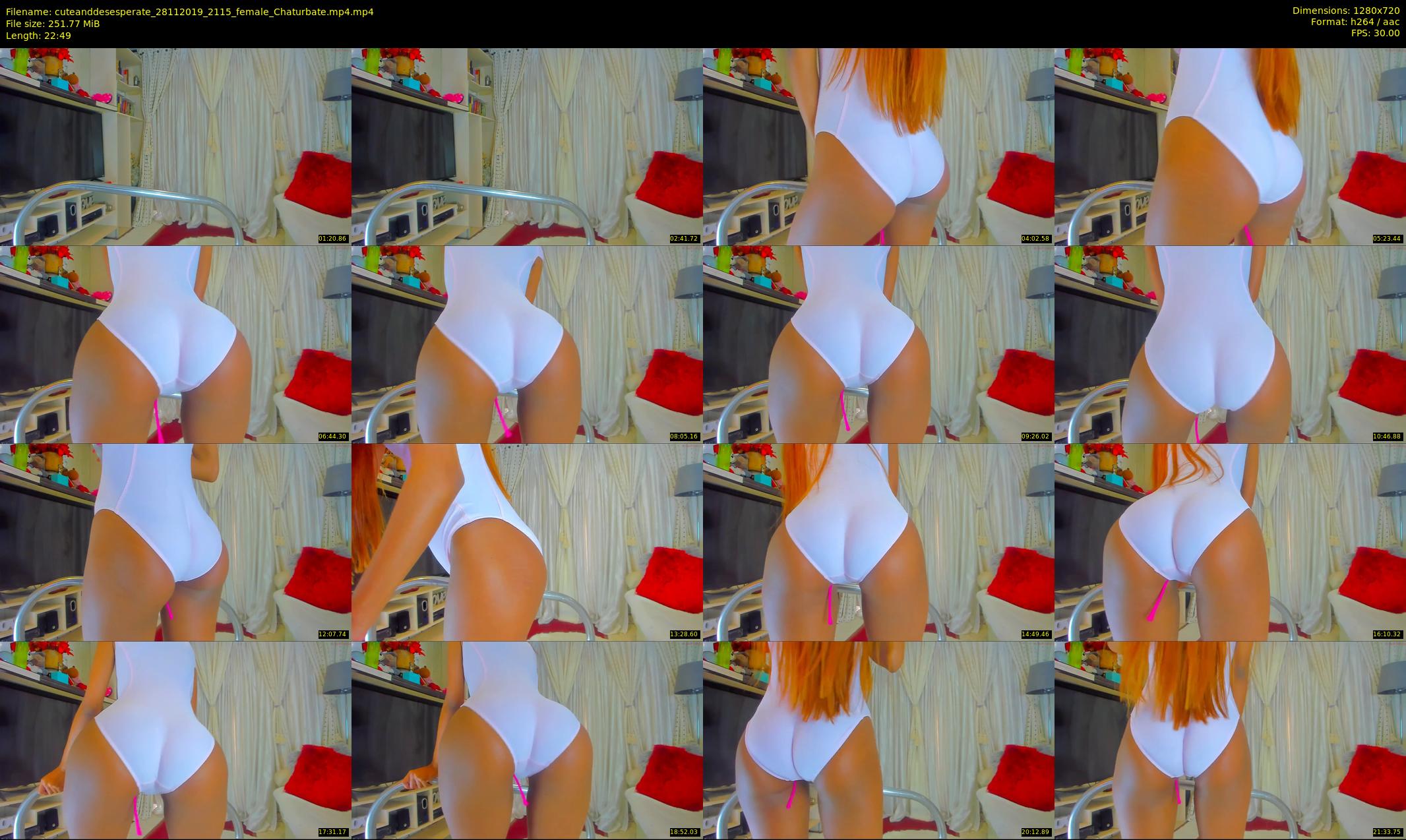 cuteanddesesperate — 23 minute Chaturbate female cam show recording, 720p, Nov 28, 2019