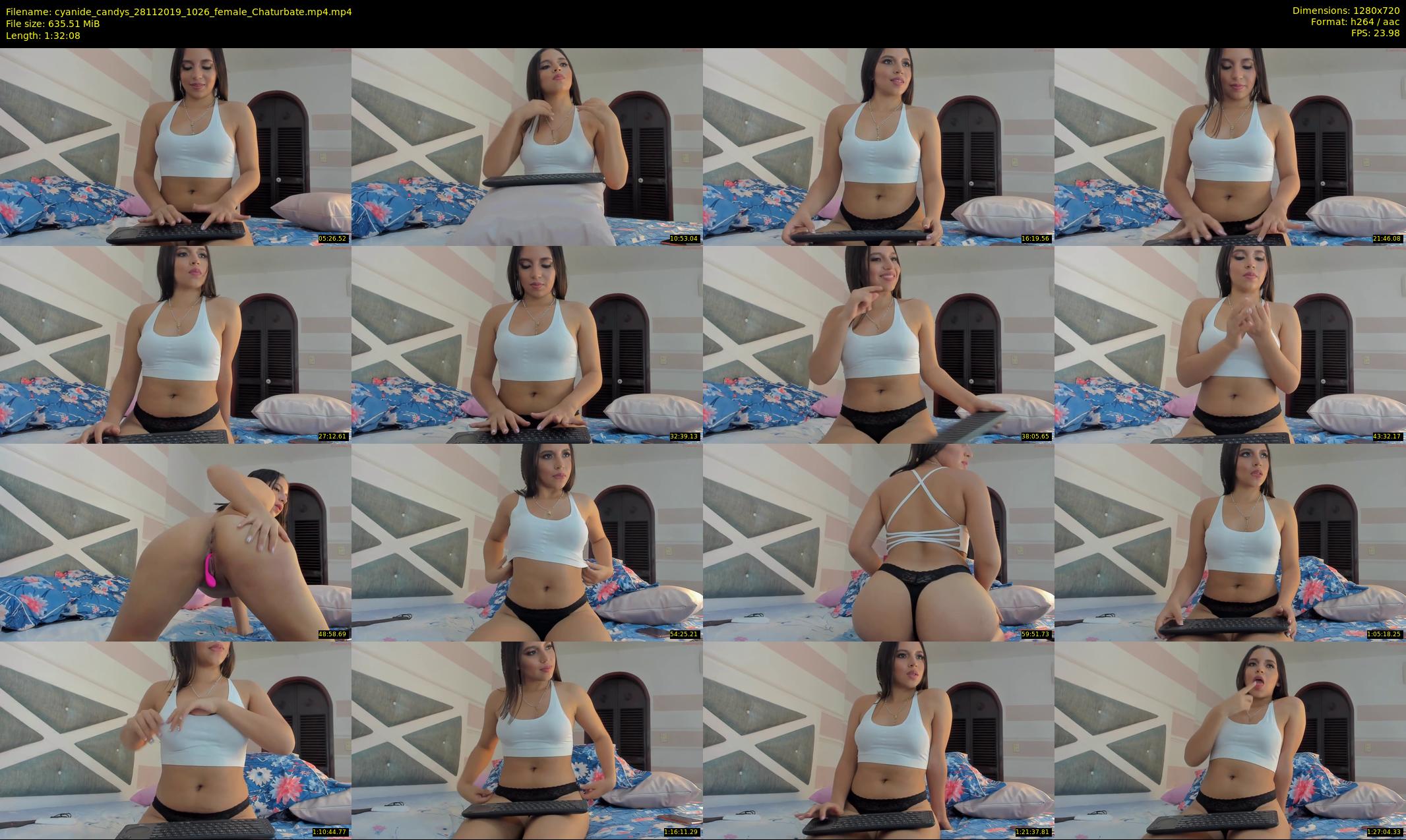 cyanide_candys — 93 minute Chaturbate female cam show recording, 720p, Nov 28, 2019