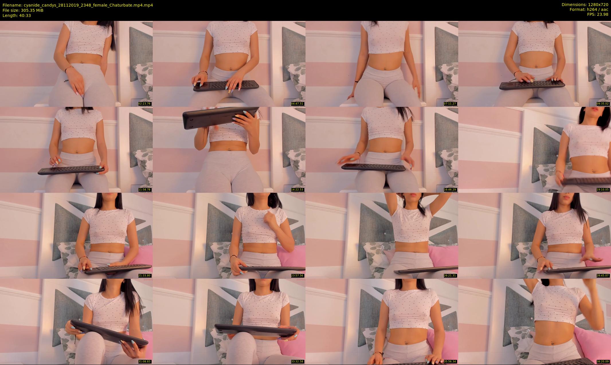 cyanide_candys — 41 minute Chaturbate female cam show recording, 720p, Nov 28, 2019