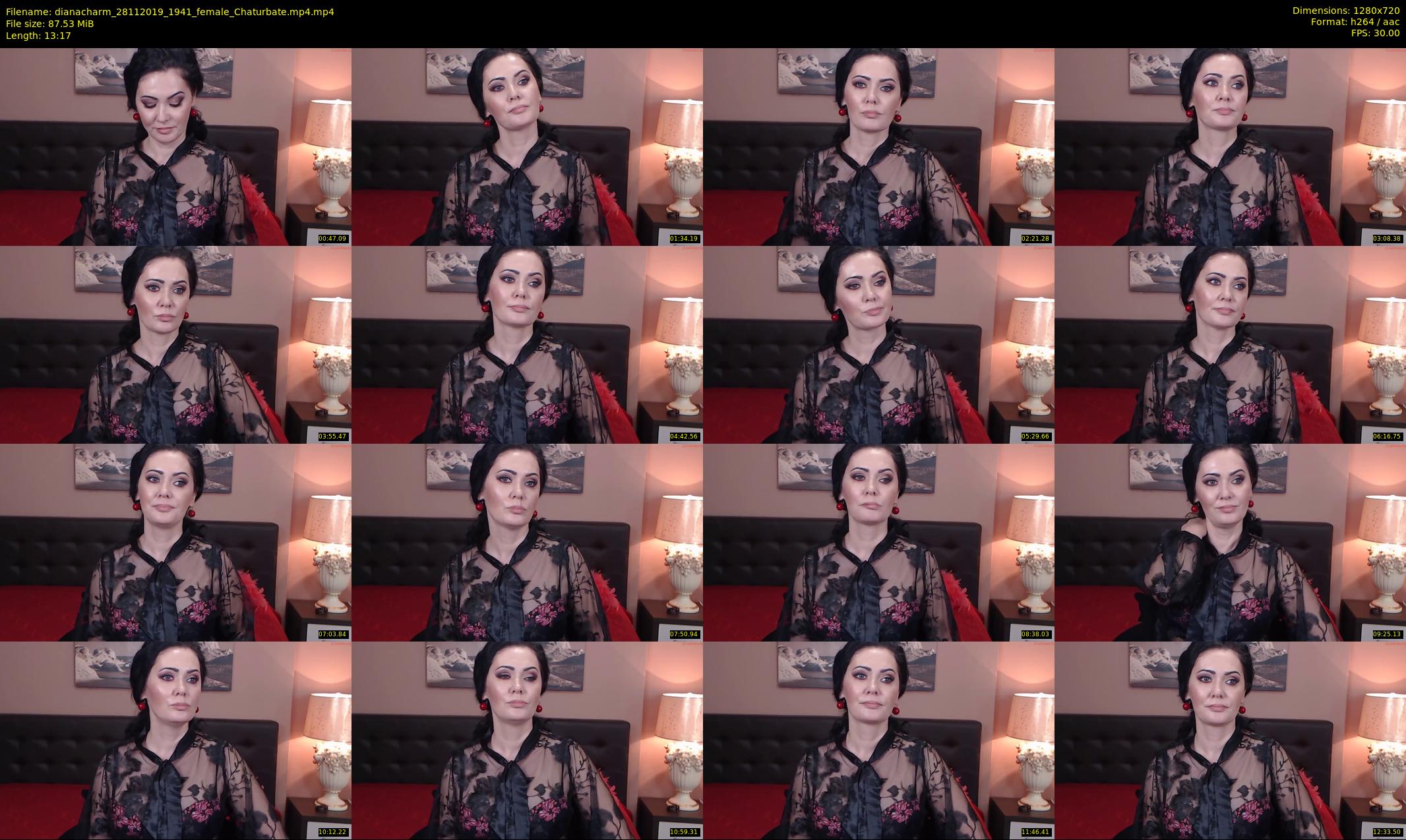 dianacharm — 14 minute Chaturbate female cam show recording, 720p, Nov 28, 2019
