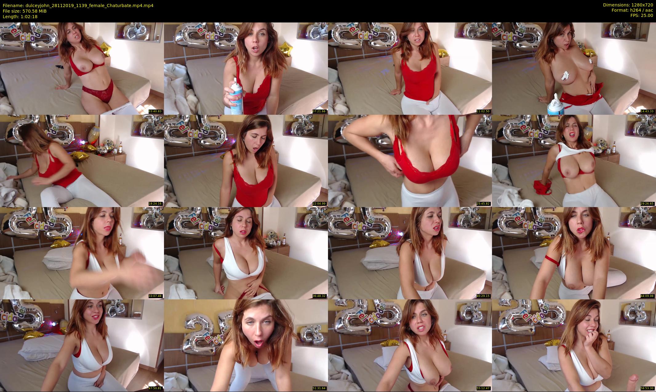 dulceyjohn — 63 minute Chaturbate female cam show recording, 720p, Nov 28, 2019