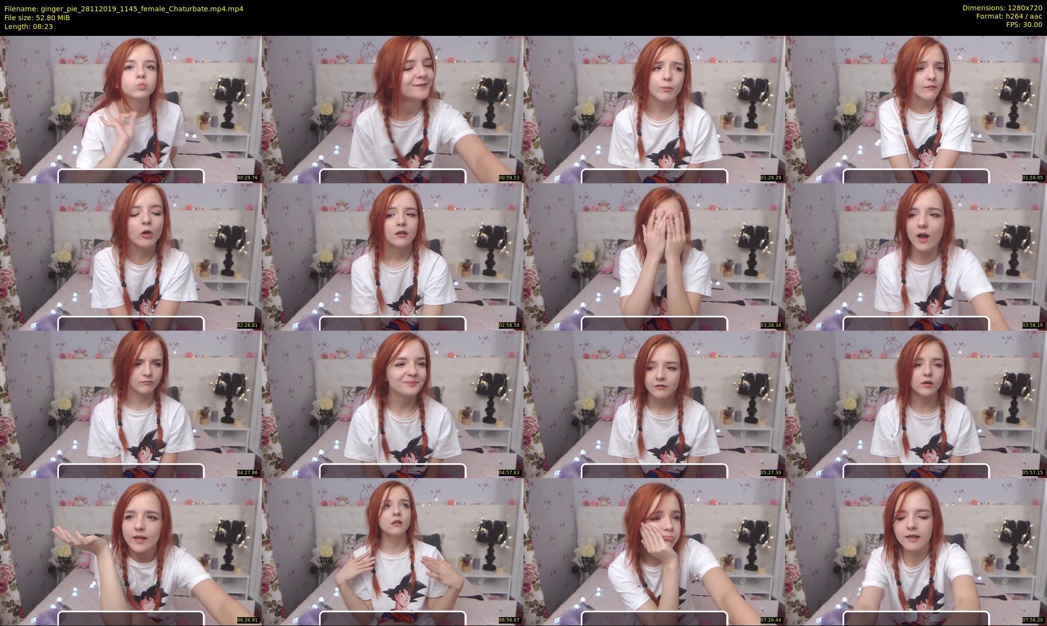 ginger_pie — 9 minute Chaturbate female cam show recording, 720p, Nov 28, 2019