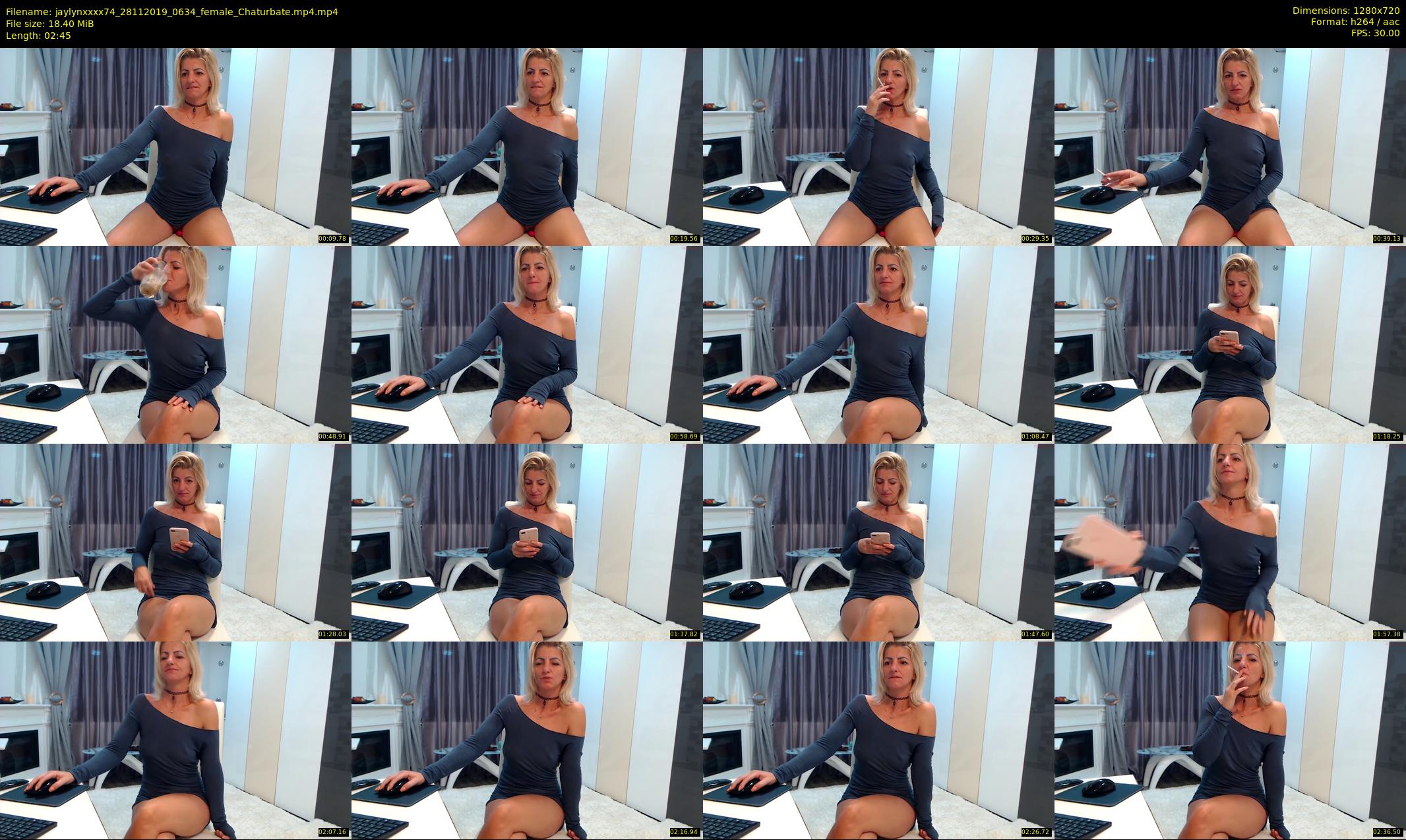 jaylynxxxx74 — 3 minute Chaturbate female cam show recording, 720p, Nov 28, 2019