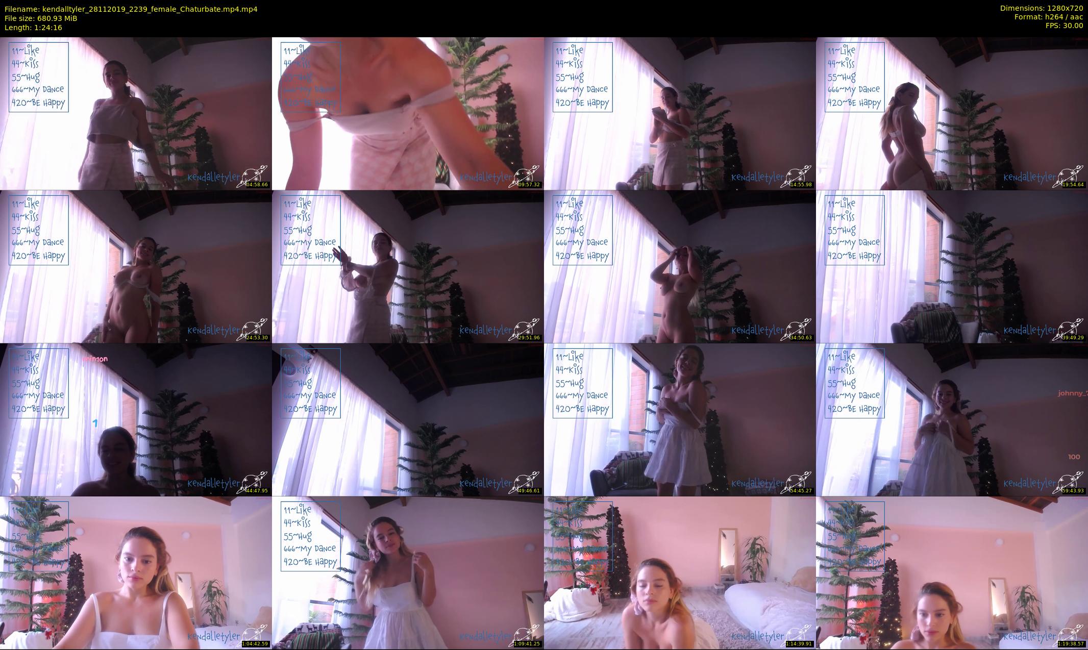 kendalltyler — 85 minute Chaturbate female cam show recording, 720p, Nov 28, 2019