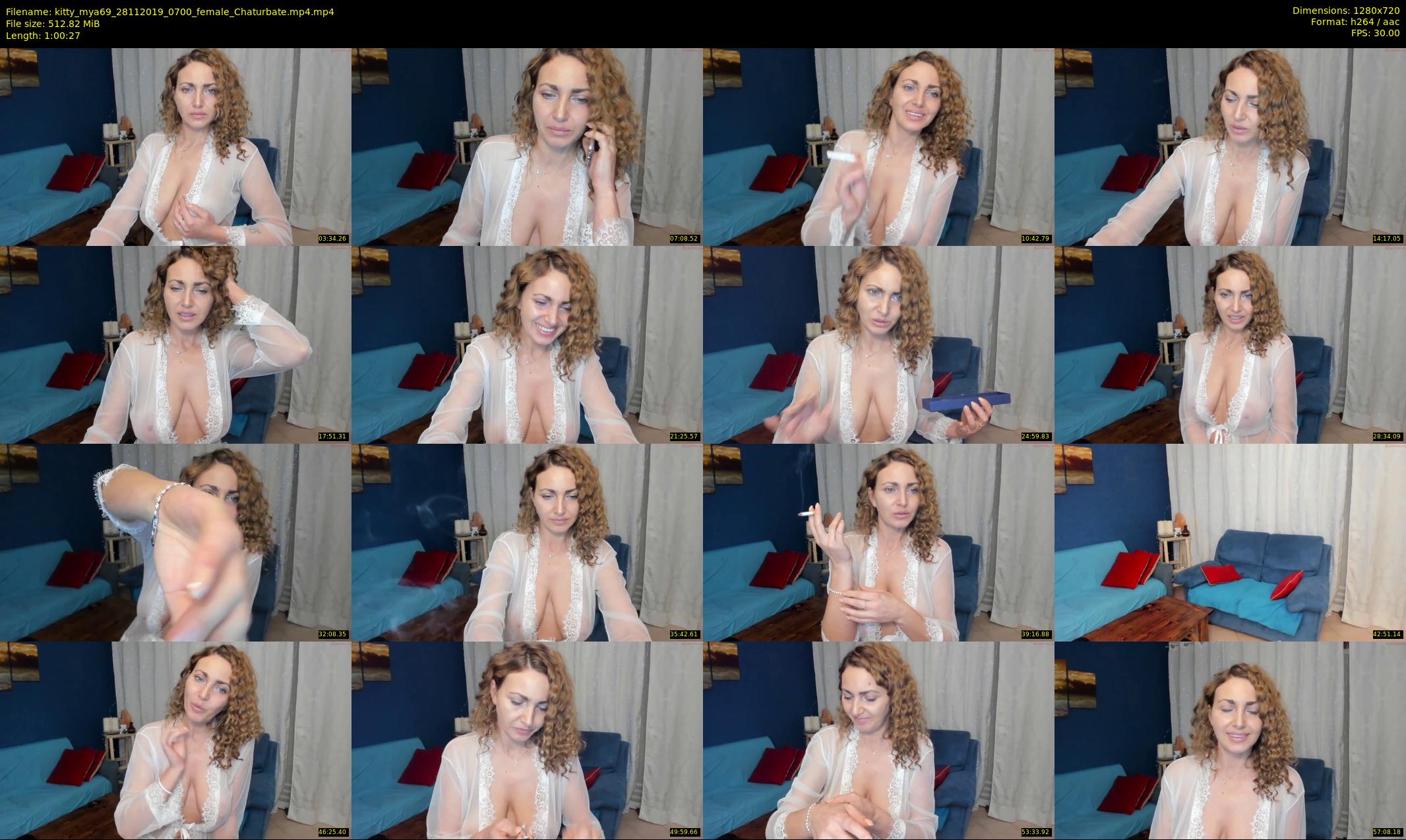 kitty_mya69 — 61 minute Chaturbate female cam show recording, 720p, Nov 28, 2019