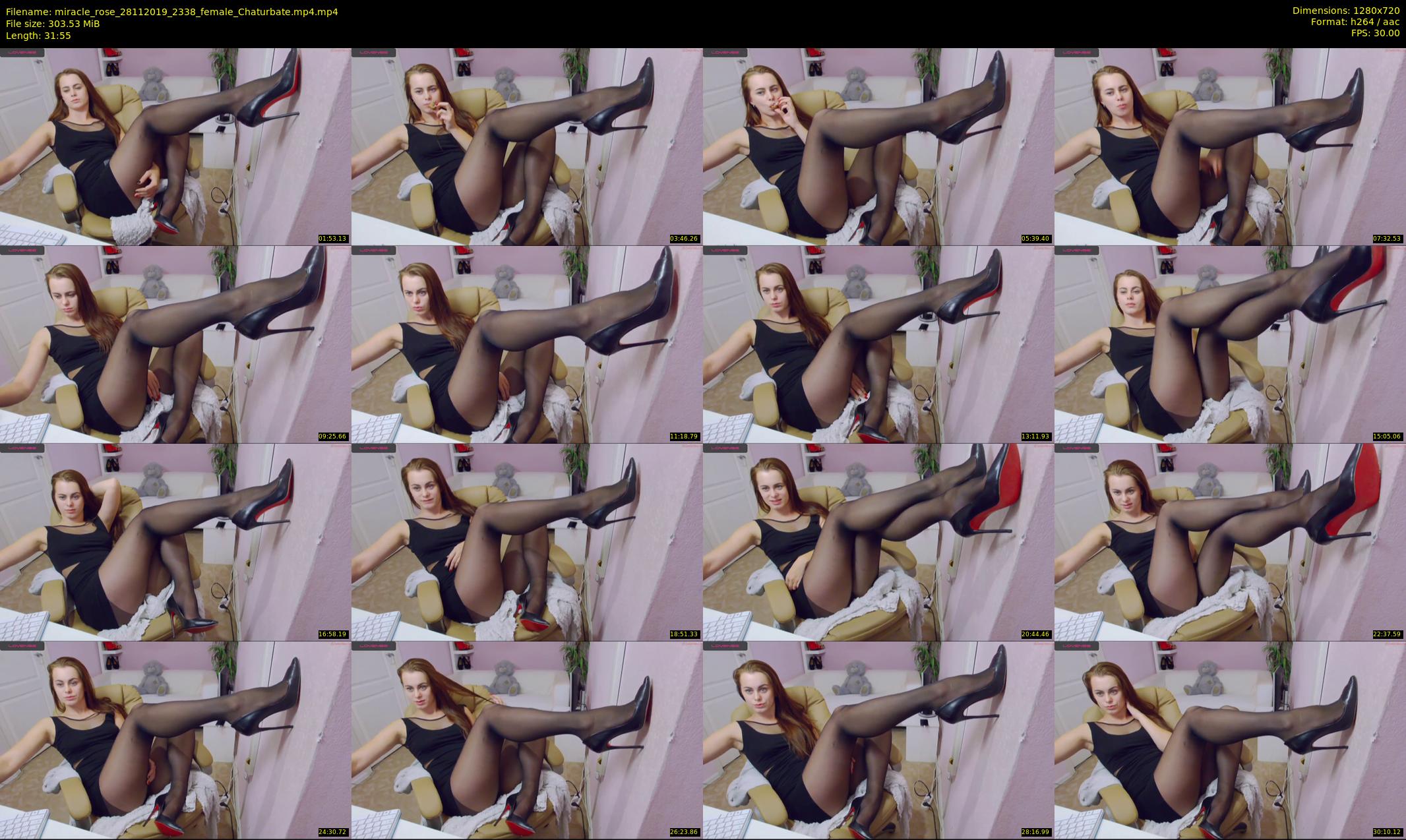 miracle_rose — 32 minute Chaturbate female cam show recording, 720p, Nov 28, 2019