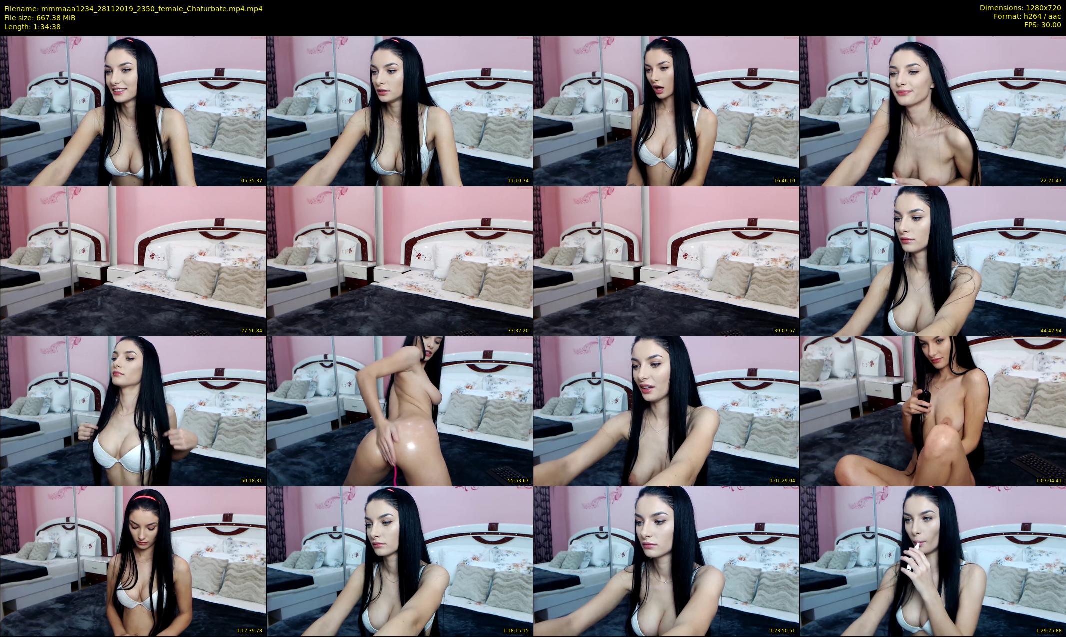 mmmaaa1234 — 95 minute Chaturbate female cam show recording, 720p, Nov 28, 2019