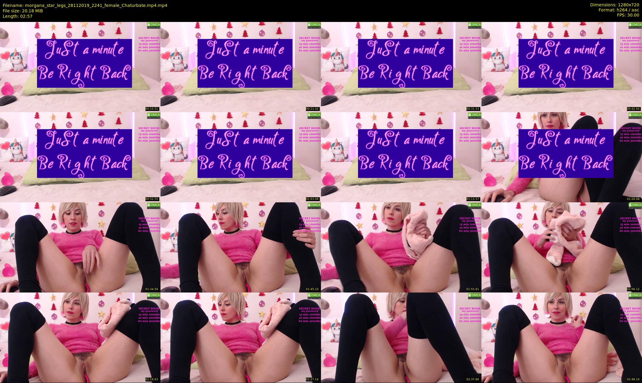 morgana_star_legs — 3 minute Chaturbate female cam show recording, 720p, Nov 28, 2019