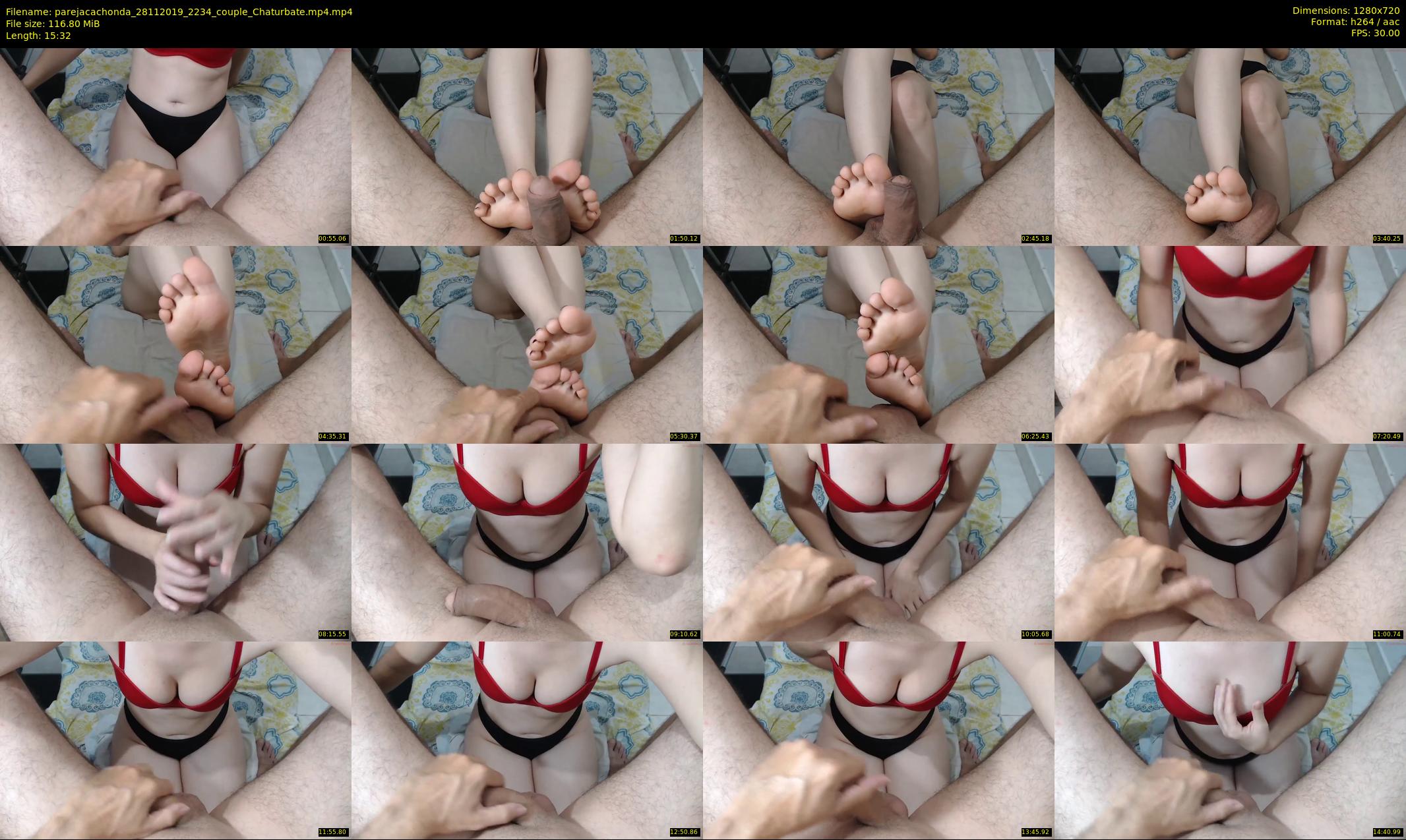 parejacachonda — 16 minute Chaturbate couple cam show recording, 720p, Nov 28, 2019