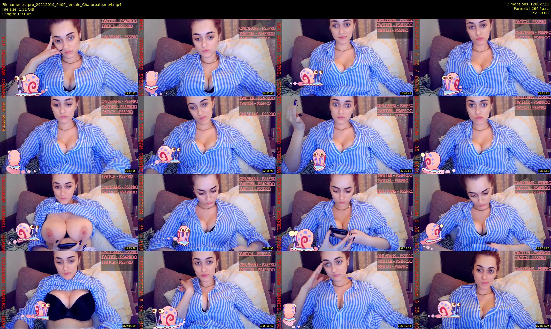 ps4pro — 92 minute Chaturbate female cam show recording, 720p, Nov 29, 2019