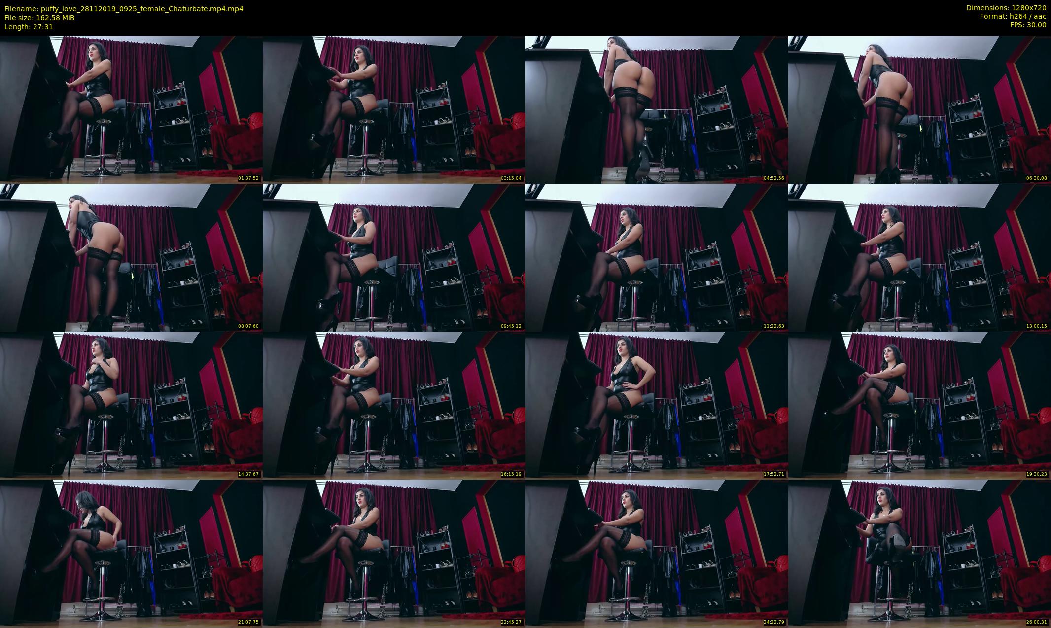 puffy_love — 28 minute Chaturbate female cam show recording, 720p, Nov 28, 2019