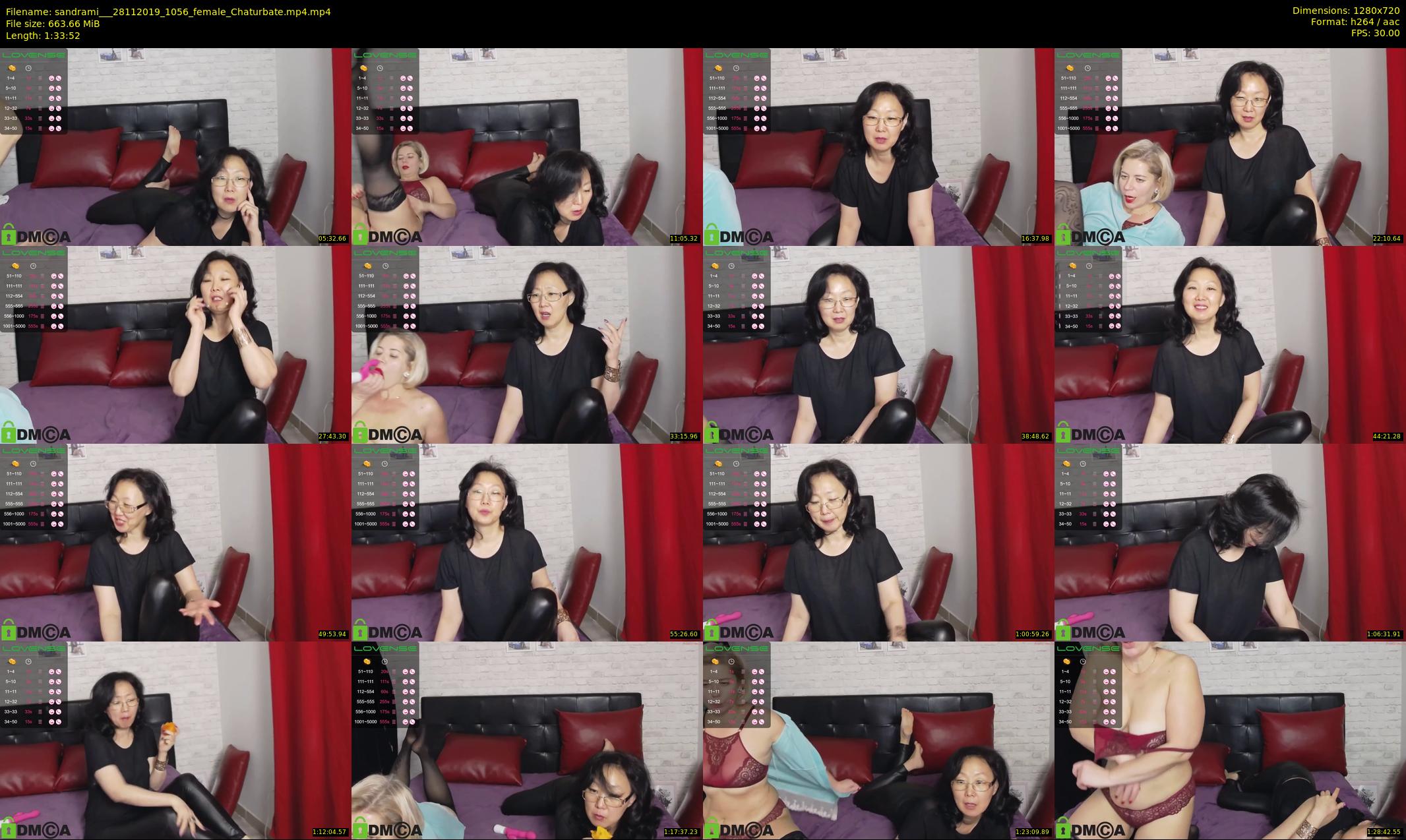 sandrami__ — 94 minute Chaturbate female cam show recording, 720p, Nov 28, 2019
