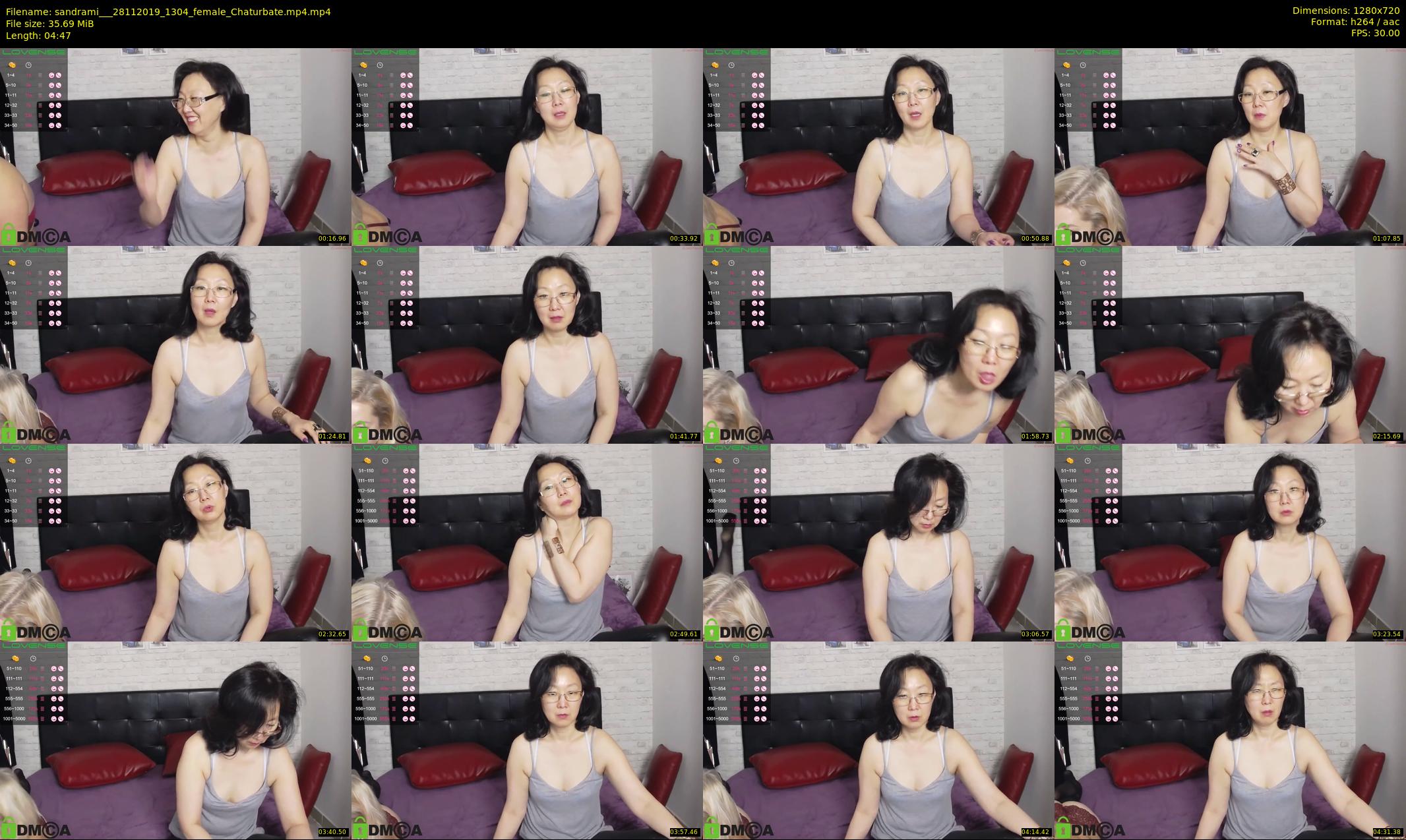 sandrami__ — 5 minute Chaturbate female cam show recording, 720p, Nov 28, 2019
