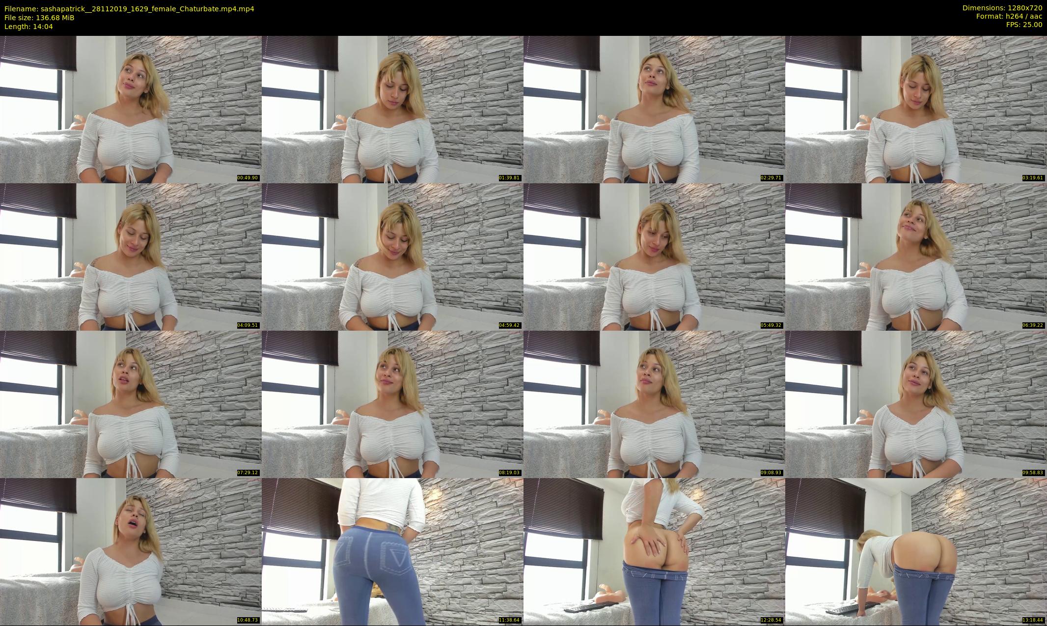 sashapatrick_ — 15 minute Chaturbate female cam show recording, 720p, Nov 28, 2019