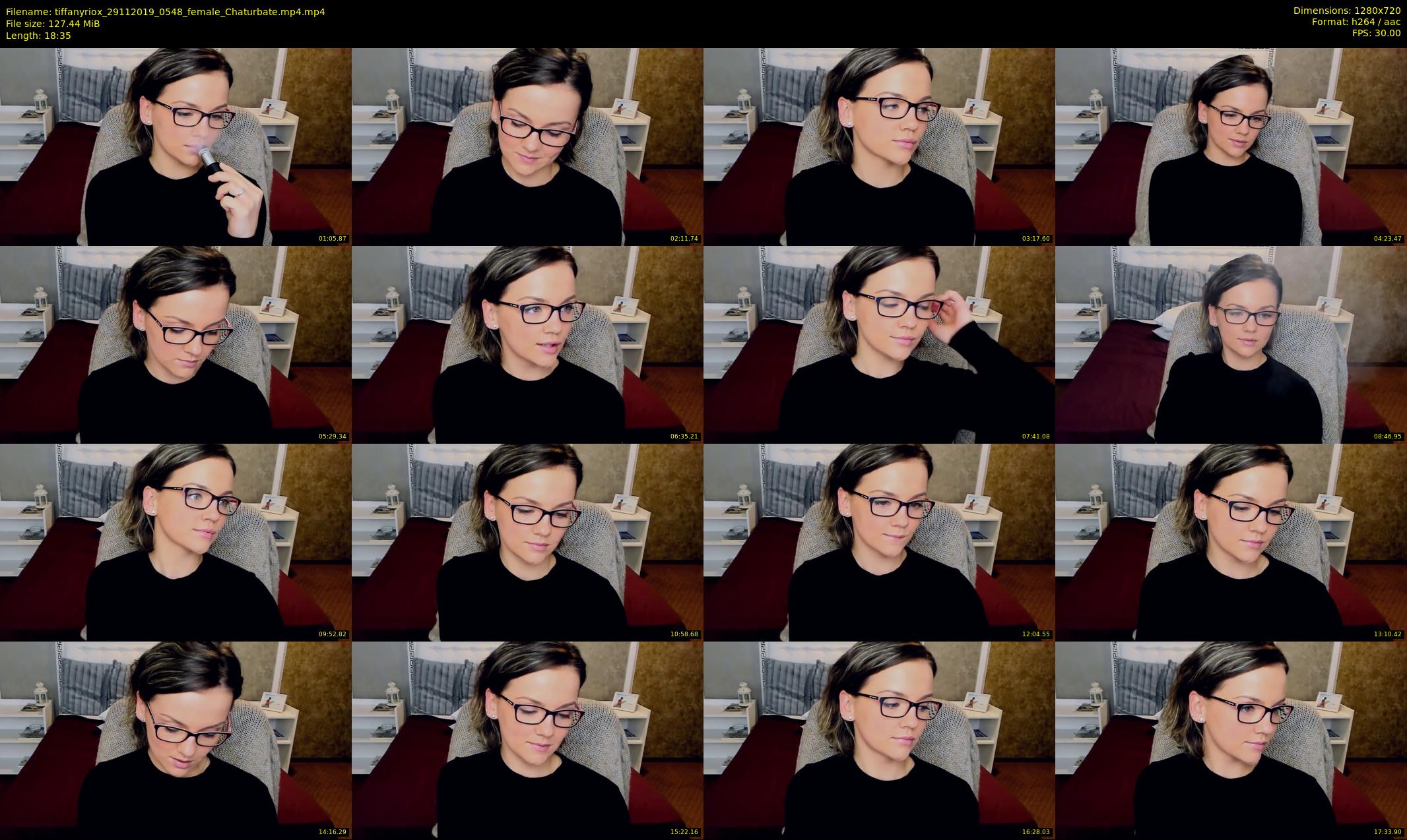 tiffanyriox — 19 minute Chaturbate female cam show recording, 720p, Nov 29, 2019