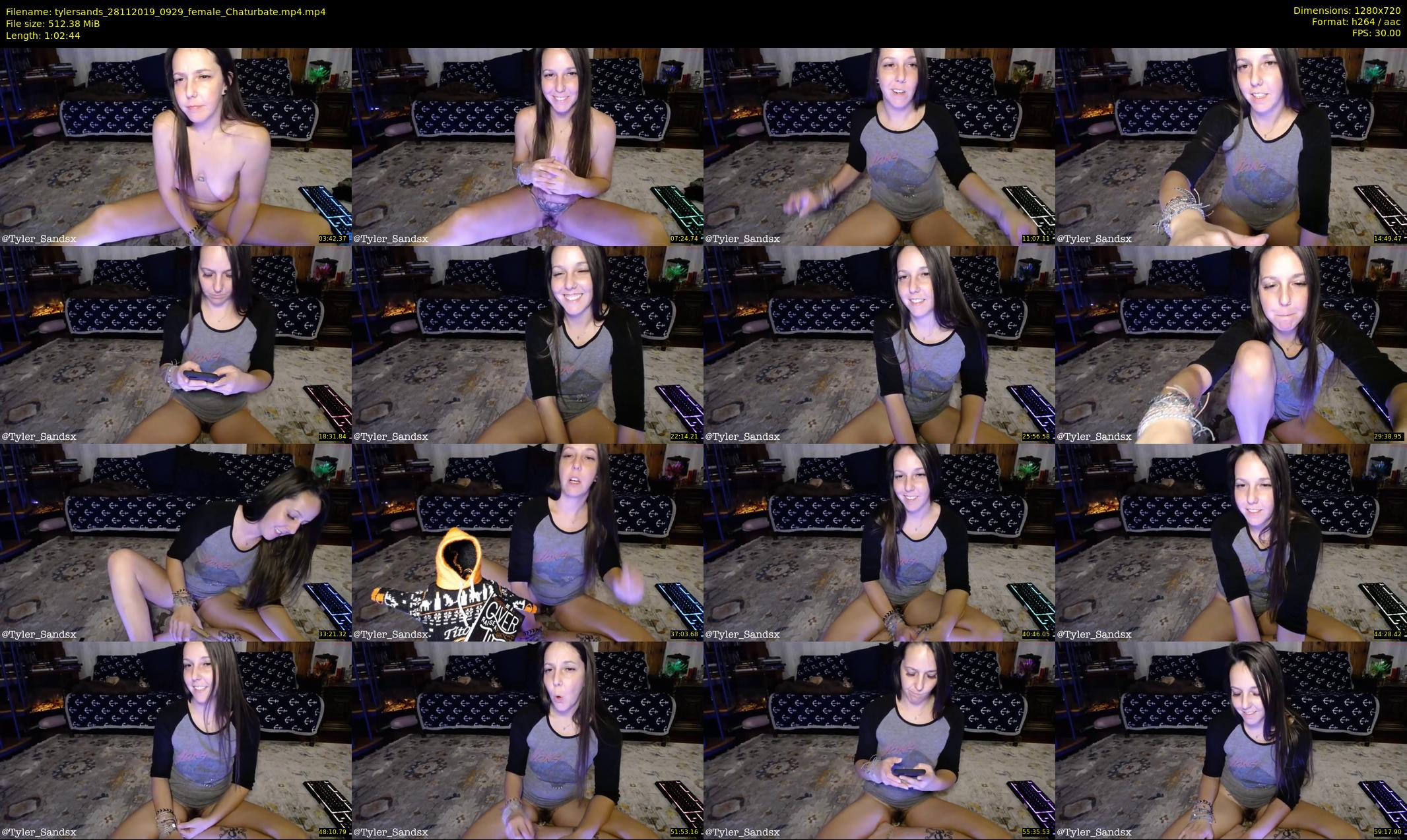 tylersands — 63 minute Chaturbate female cam show recording, 720p, Nov 28, 2019