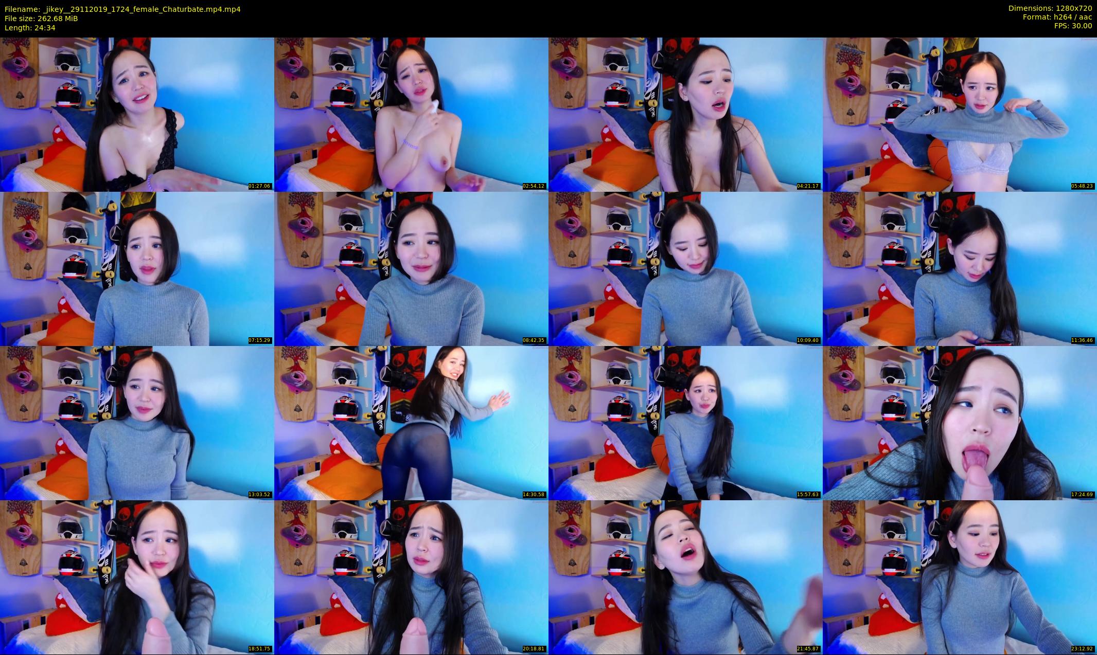 _jikey_ — 25 minute Chaturbate female cam show recording, 720p, Nov 29, 2019
