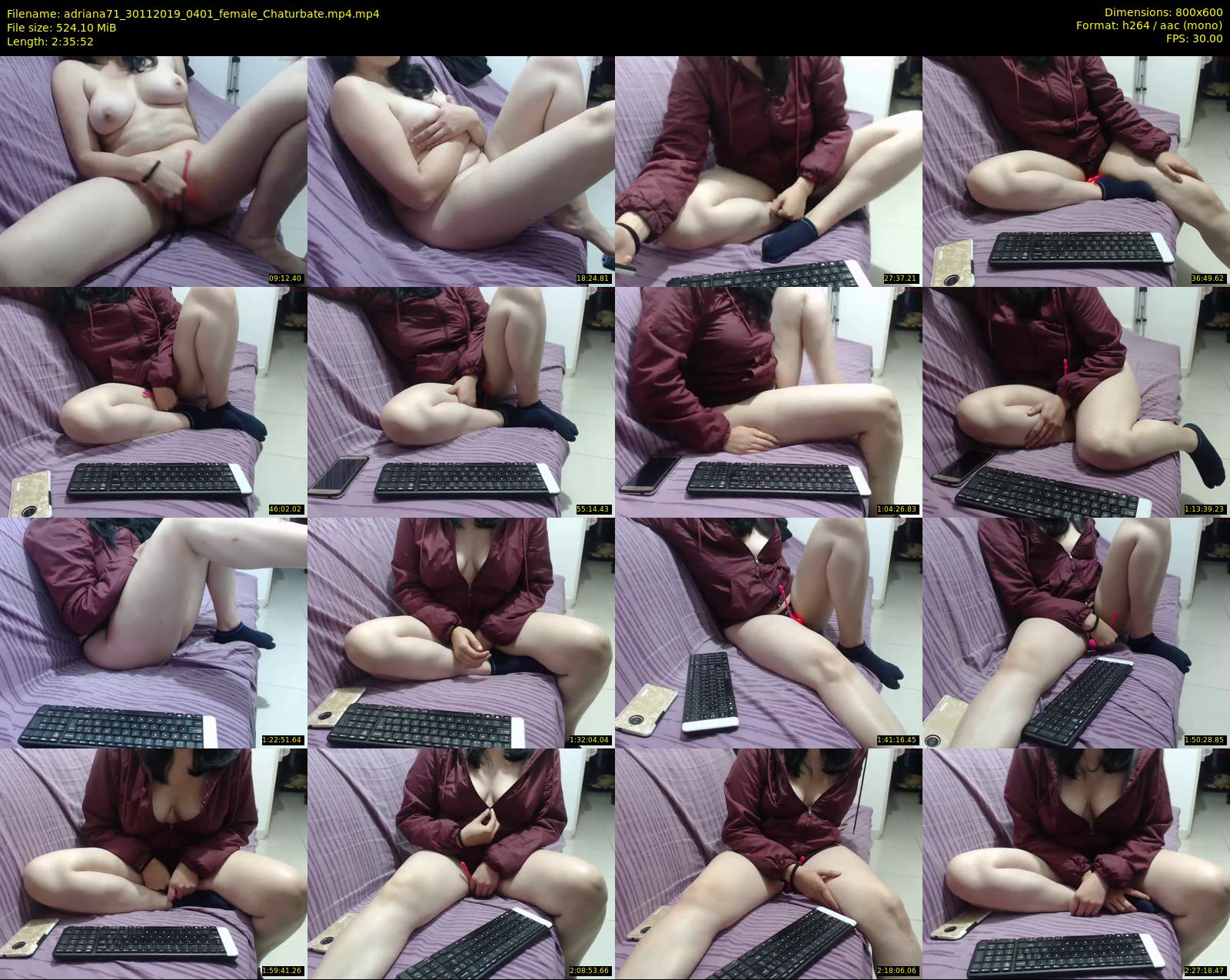 adriana71 — 156 minute Chaturbate couple cam show recording, 480p, Nov 30, 2019