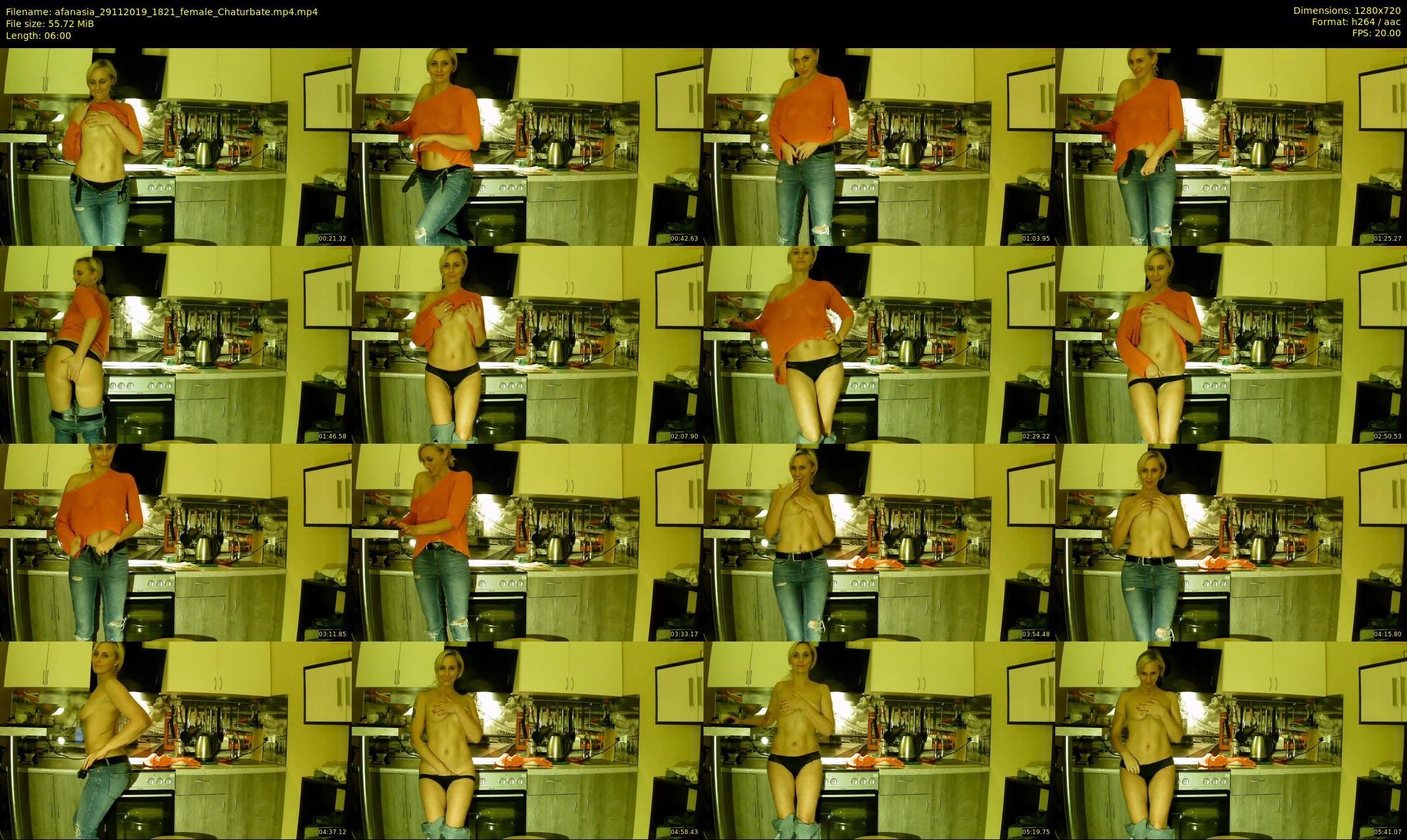 afanasia — 6 minute Chaturbate female cam show recording, 720p, Nov 29, 2019