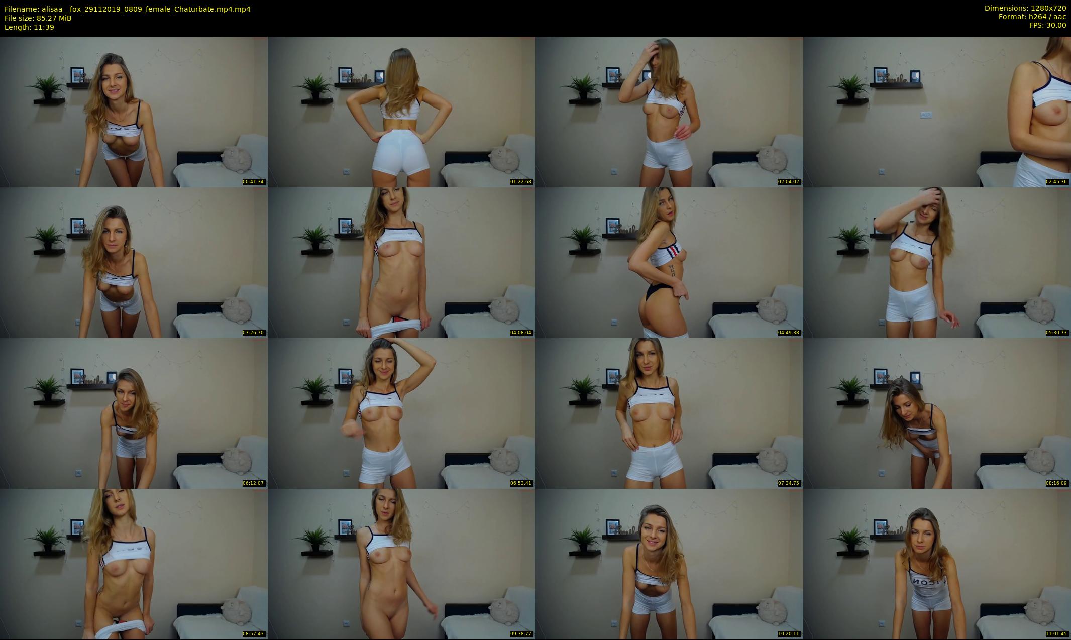alisaa__fox — 12 minute Chaturbate female cam show recording, 720p, Nov 29, 2019