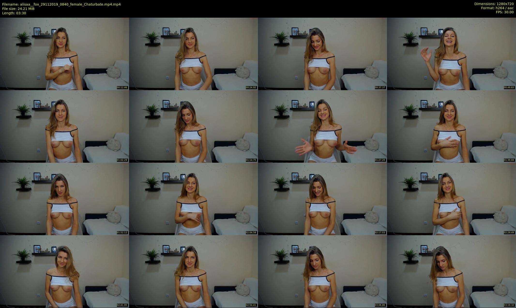 alisaa__fox — 4 minute Chaturbate female cam show recording, 720p, Nov 29, 2019