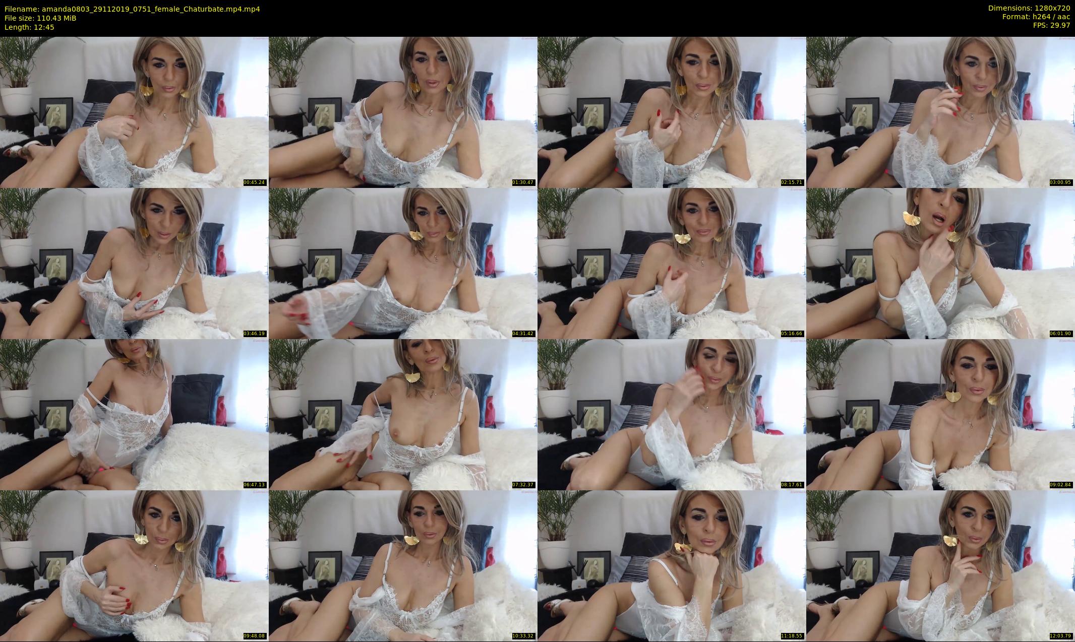 amanda0803 — 13 minute Chaturbate female cam show recording, 720p, Nov 29, 2019