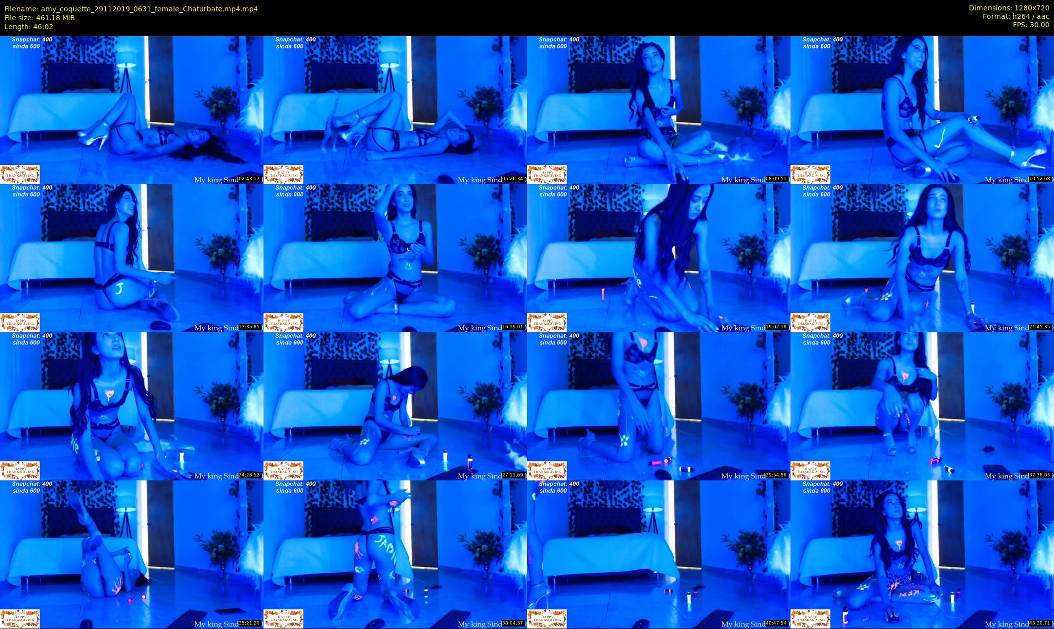 amy_coquette — 47 minute Chaturbate female cam show recording, 720p, Nov 29, 2019