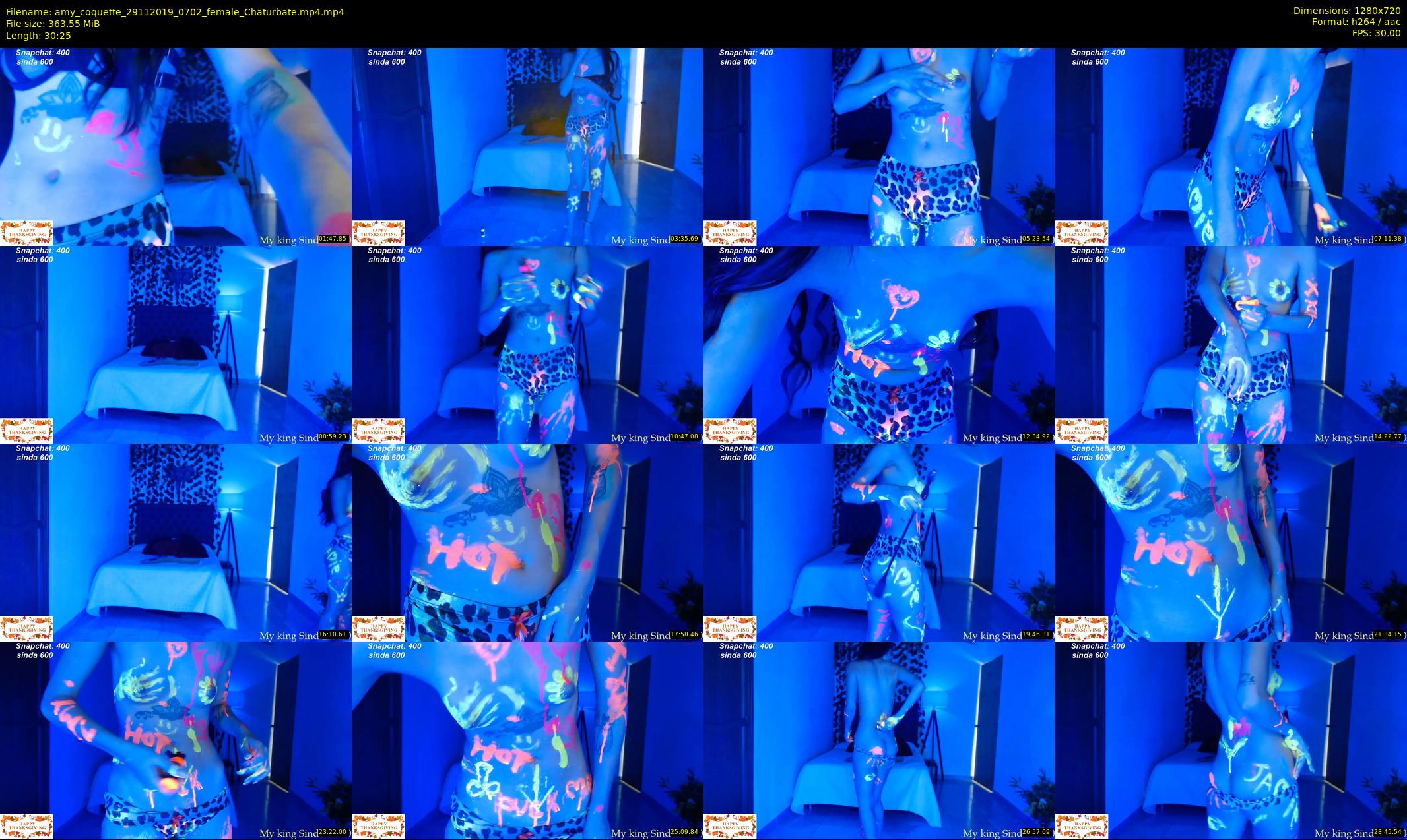 amy_coquette — 31 minute Chaturbate female cam show recording, 720p, Nov 29, 2019