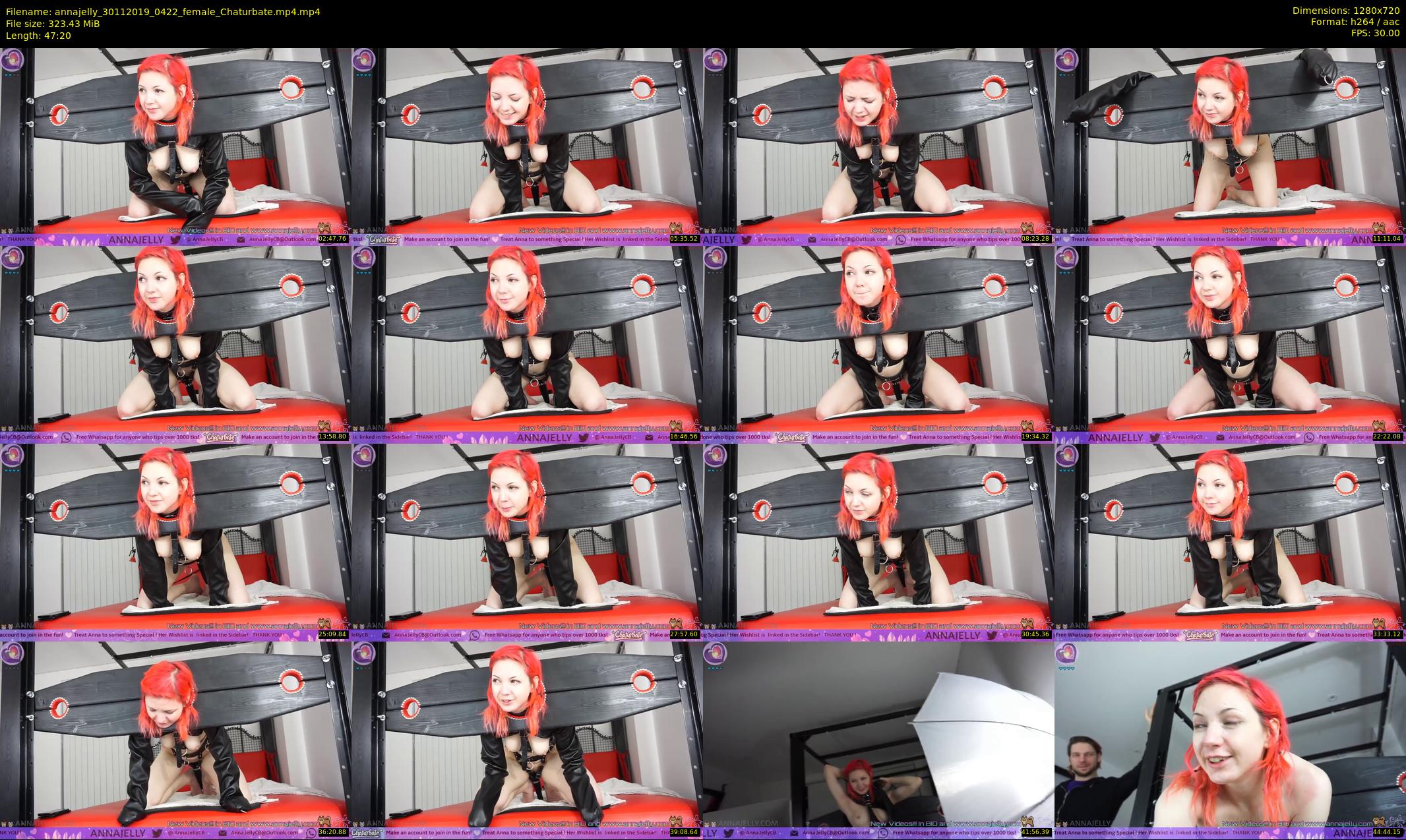 annajelly — 48 minute Chaturbate couple cam show recording, 720p, Nov 30, 2019
