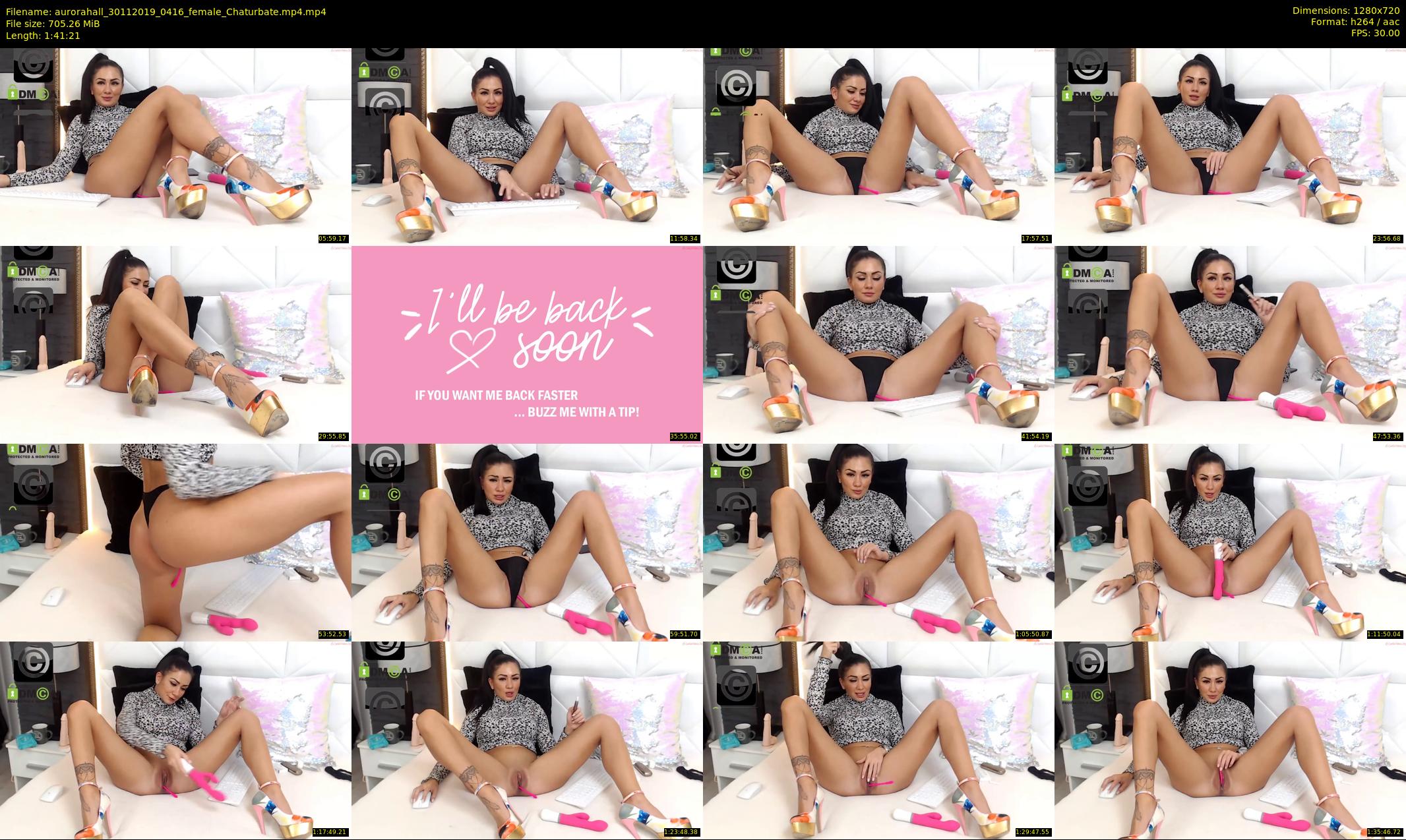 aurorahall — 102 minute Chaturbate female cam show recording, 720p, Nov 30, 2019