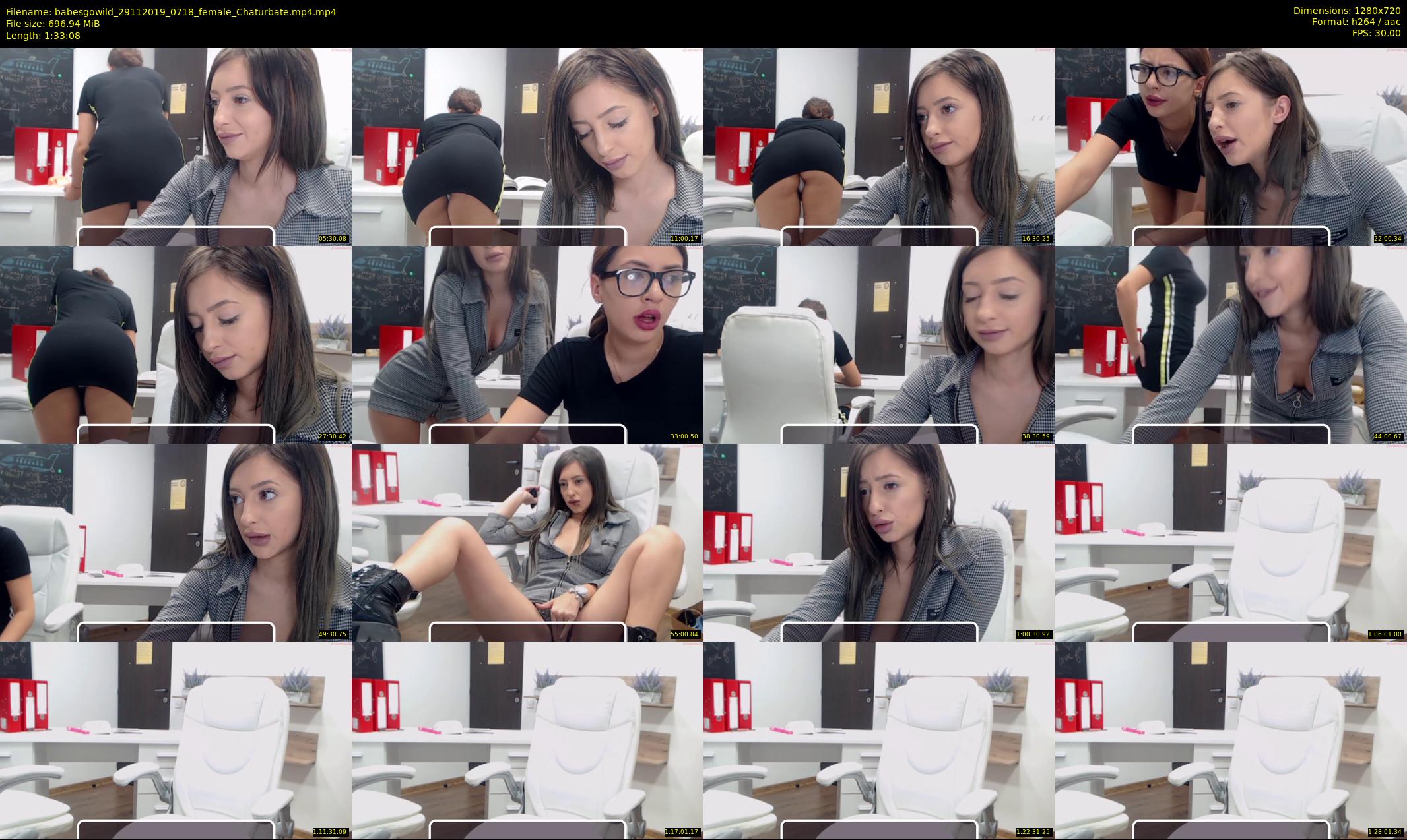 babesgowild — 94 minute Chaturbate couple cam show recording, 720p, Nov 29, 2019