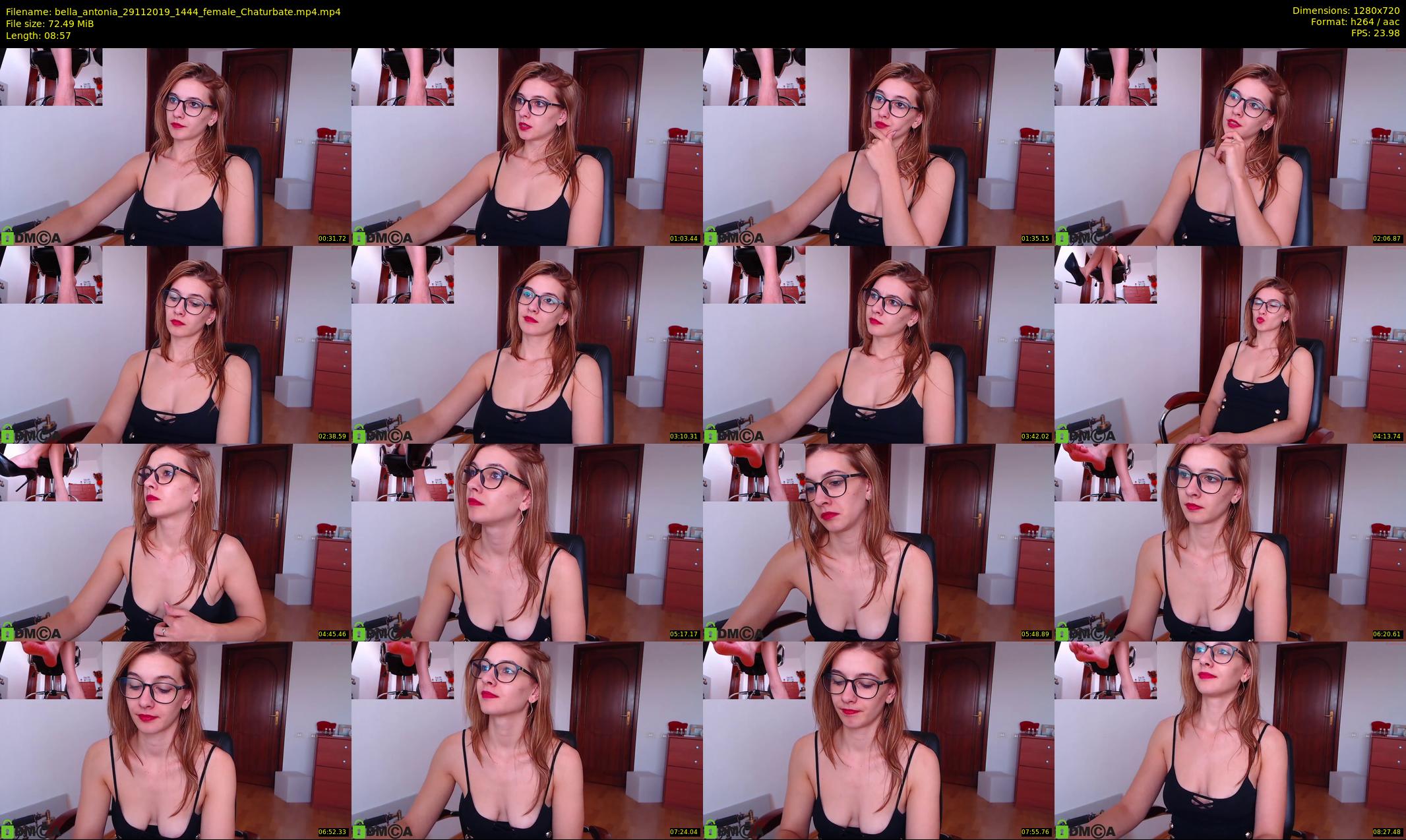 bella_antonia — 9 minute Chaturbate female cam show recording, 720p, Nov 29, 2019