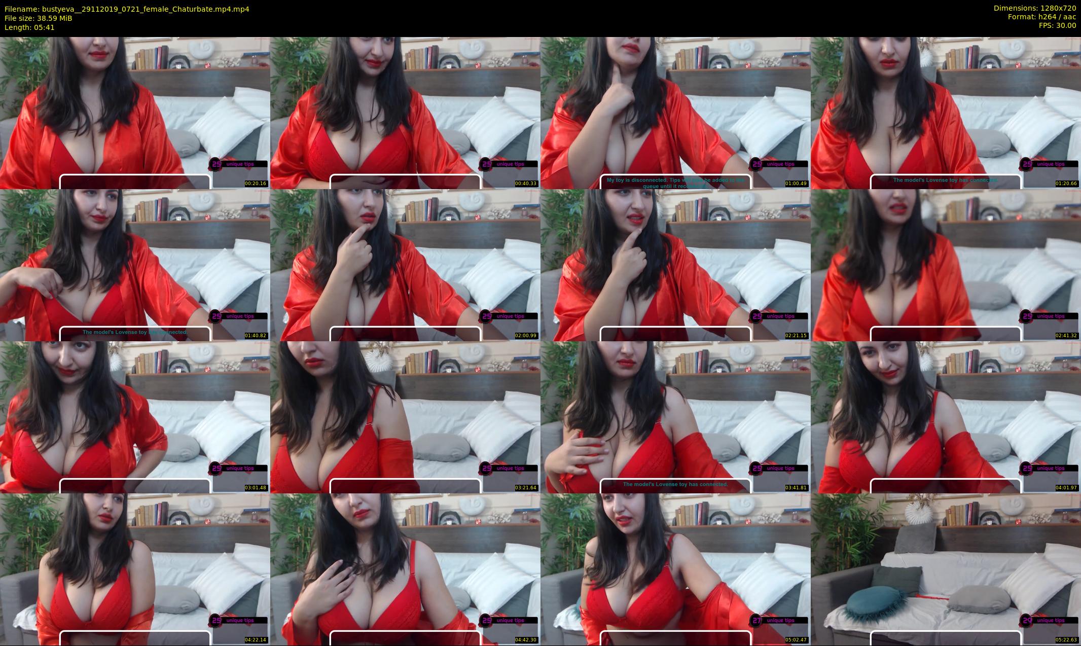 bustyeva_ — 6 minute Chaturbate female cam show recording, 720p, Nov 29, 2019