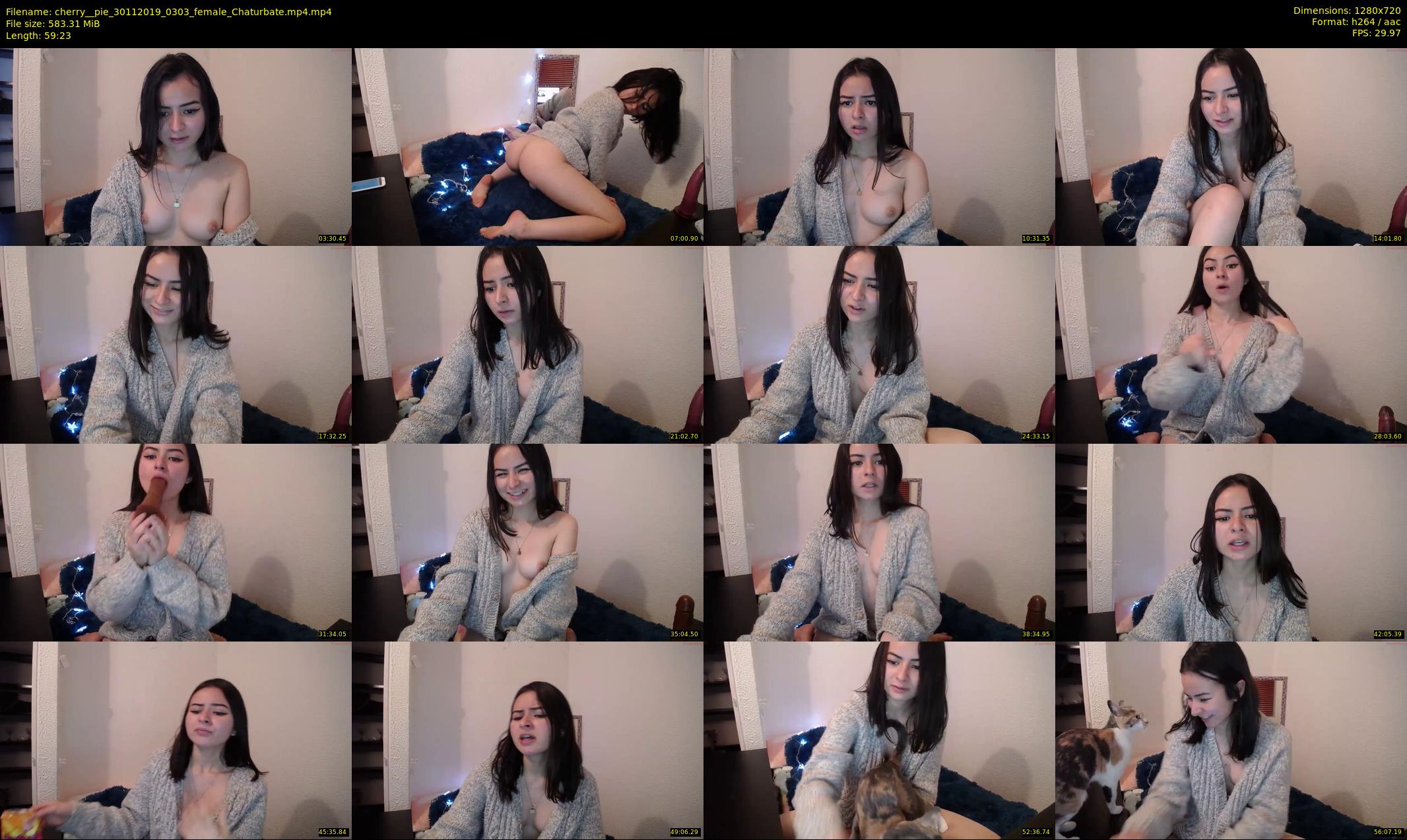 cherry__pie — 60 minute Chaturbate female cam show recording, 720p, Nov 30, 2019