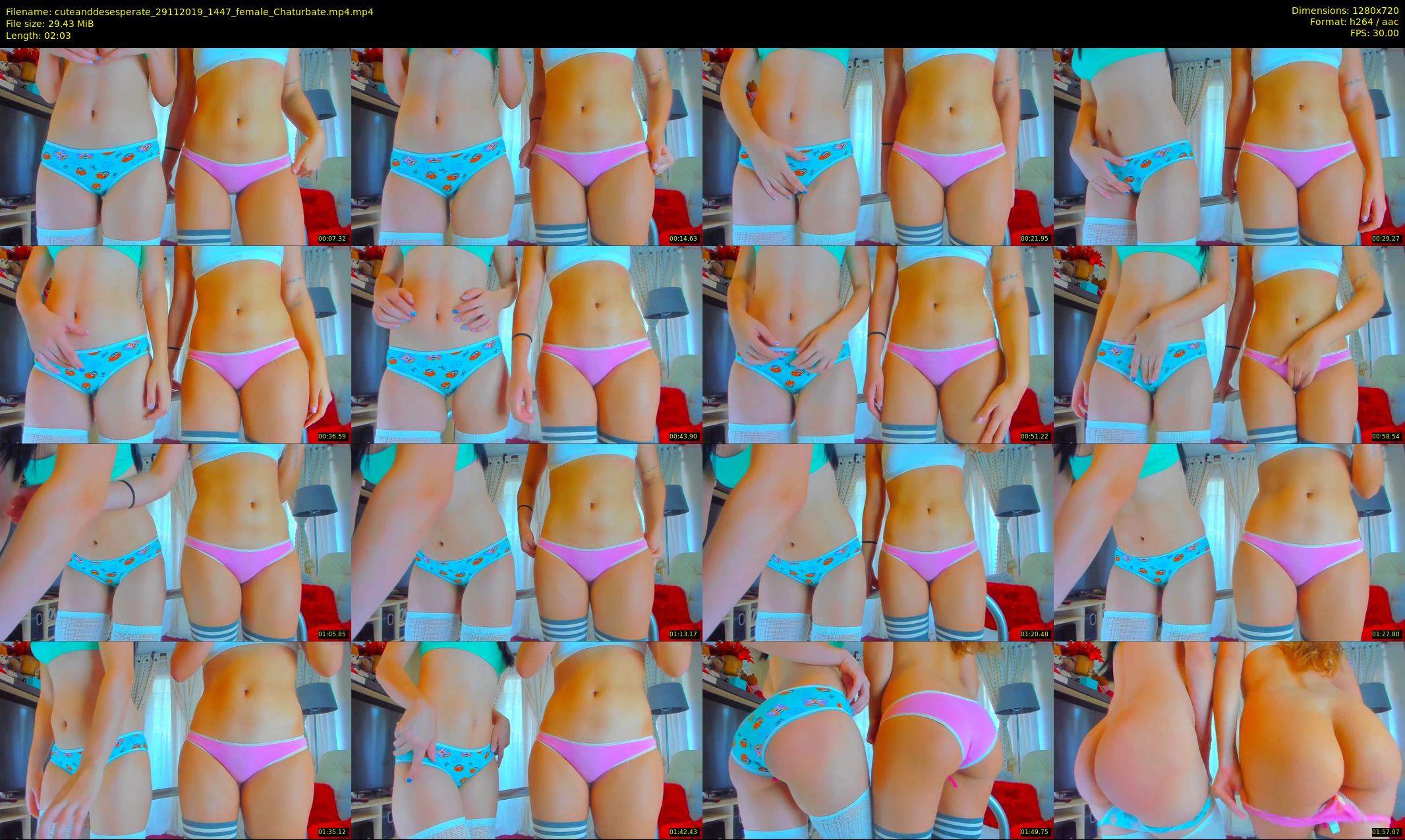 cuteanddesesperate — 3 minute Chaturbate female cam show recording, 720p, Nov 29, 2019