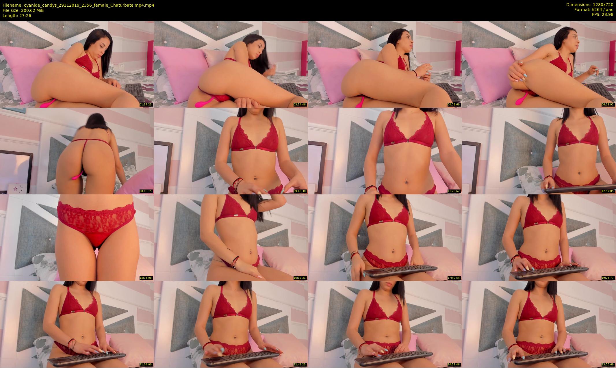 cyanide_candys — 28 minute Chaturbate female cam show recording, 720p, Nov 29, 2019