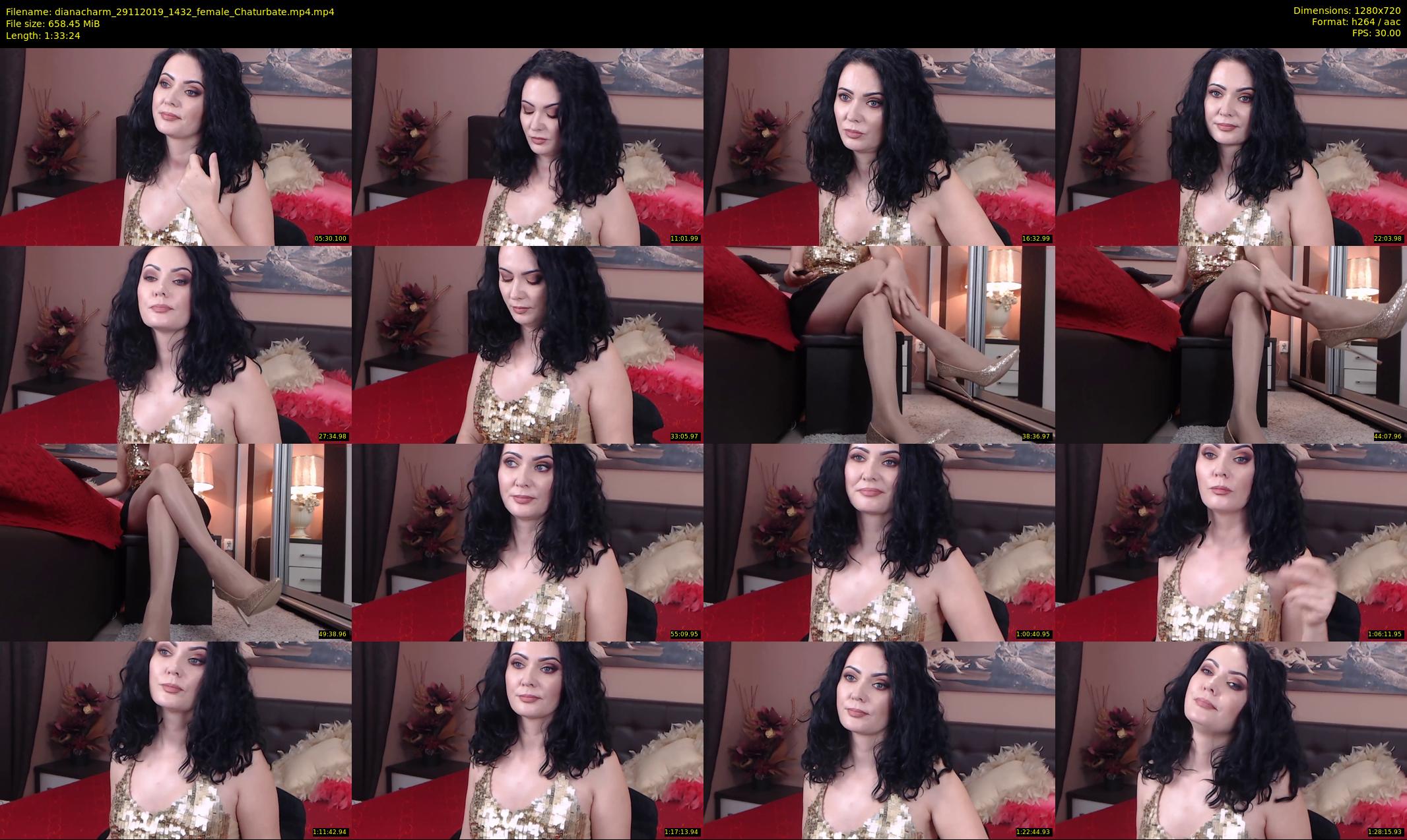 dianacharm — 94 minute Chaturbate female cam show recording, 720p, Nov 29, 2019