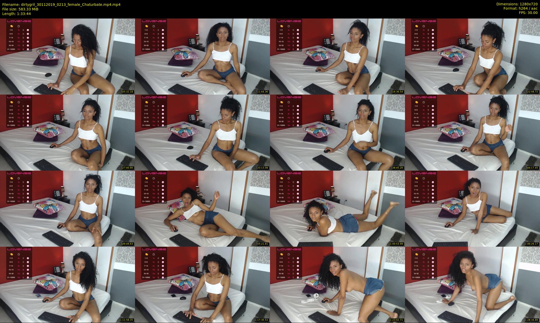 dirtygril — 94 minute Chaturbate female cam show recording, 720p, Nov 30, 2019