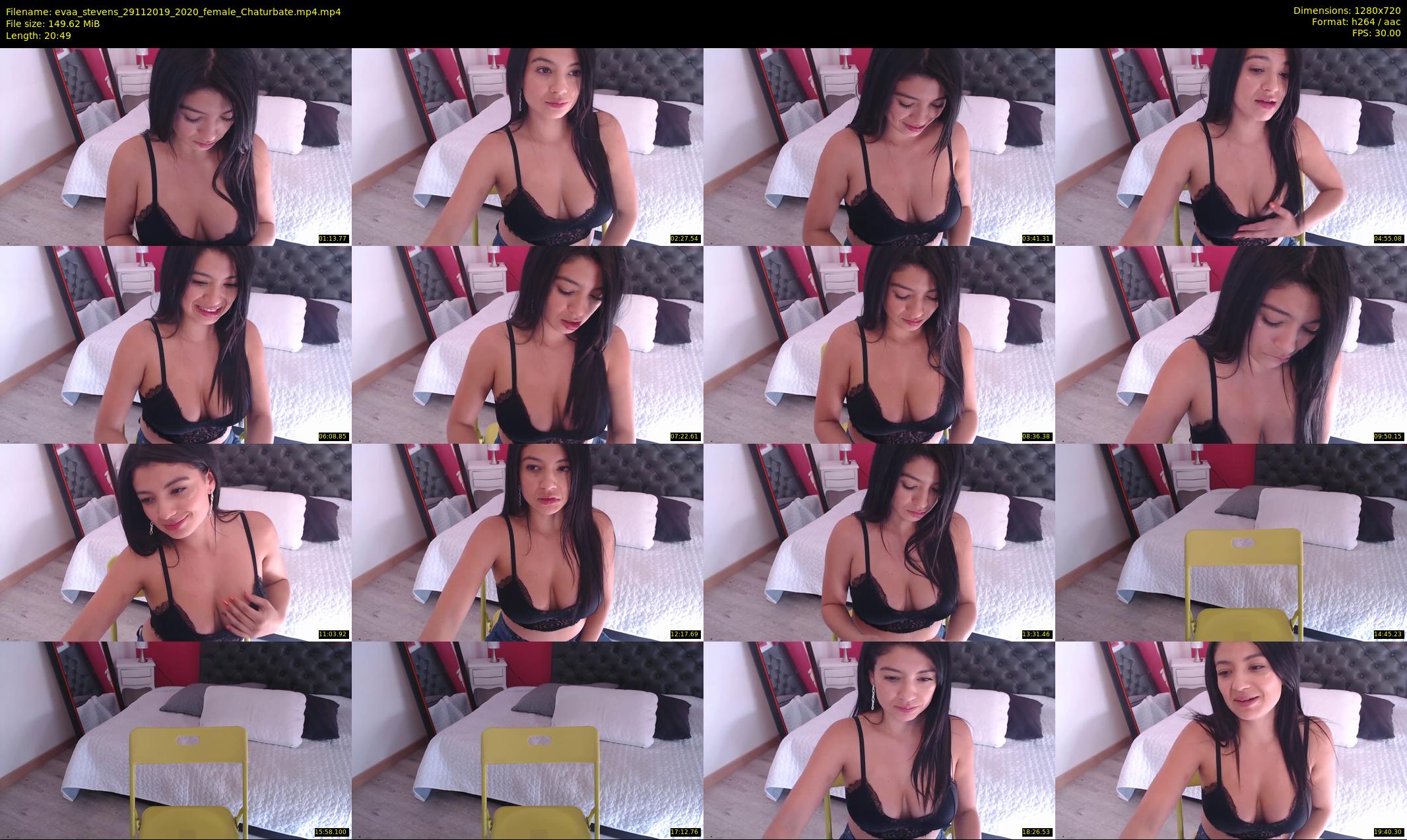 evaa_stevens — 21 minute Chaturbate female cam show recording, 720p, Nov 29, 2019