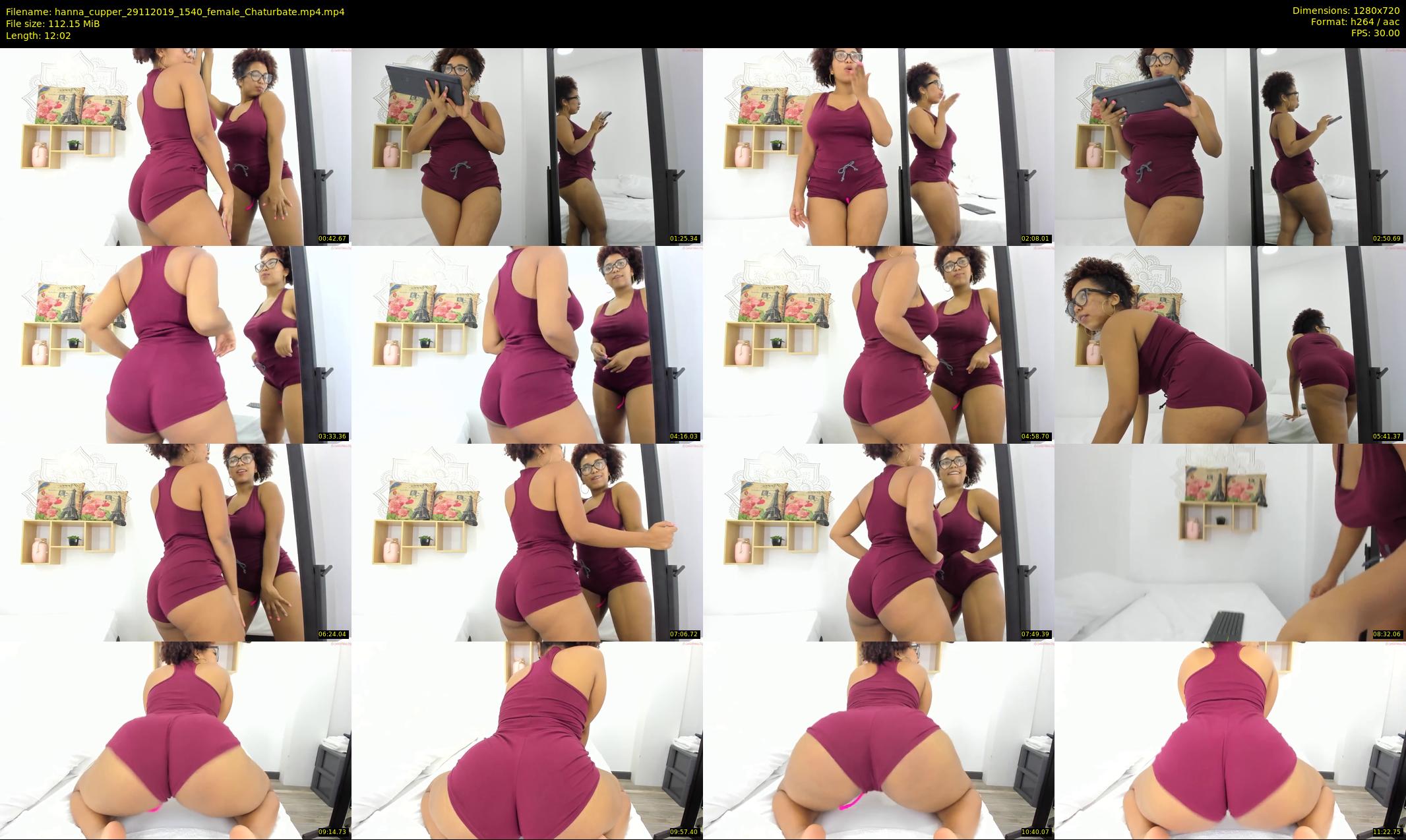hanna_cupper — 13 minute Chaturbate female cam show recording, 720p, Nov 29, 2019