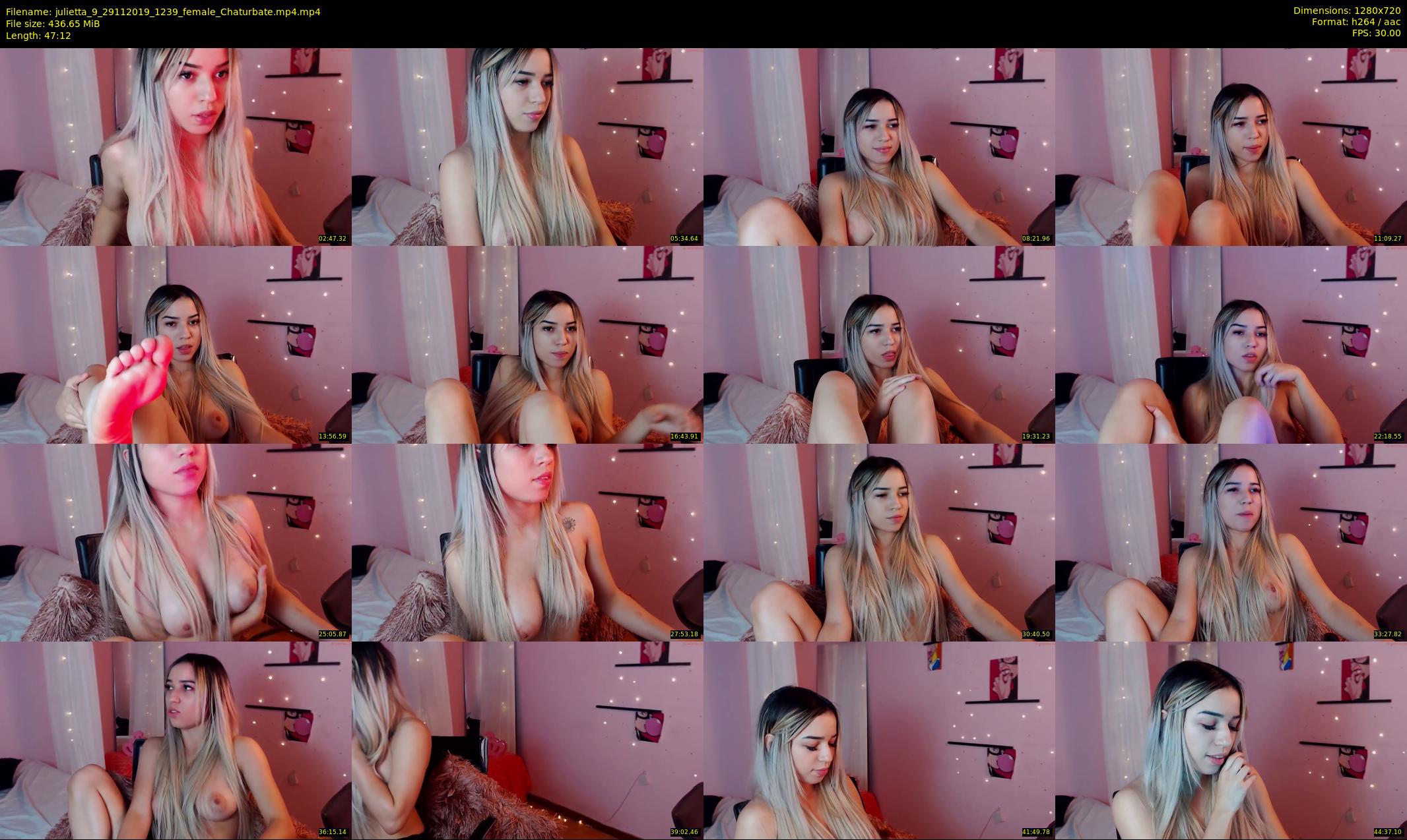 julietta_9 — 48 minute Chaturbate female cam show recording, 720p, Nov 29, 2019